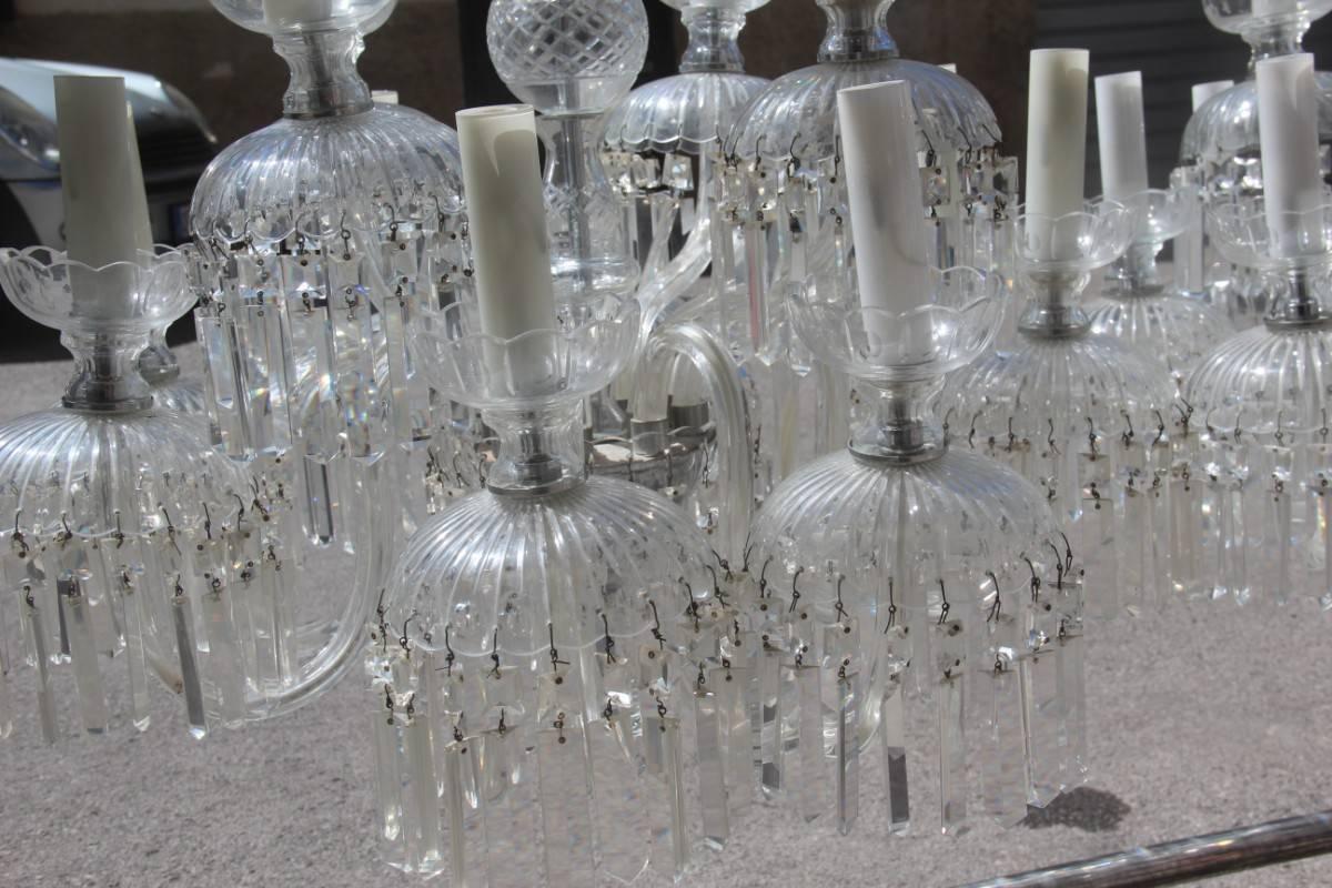 1950s crystal chandelier