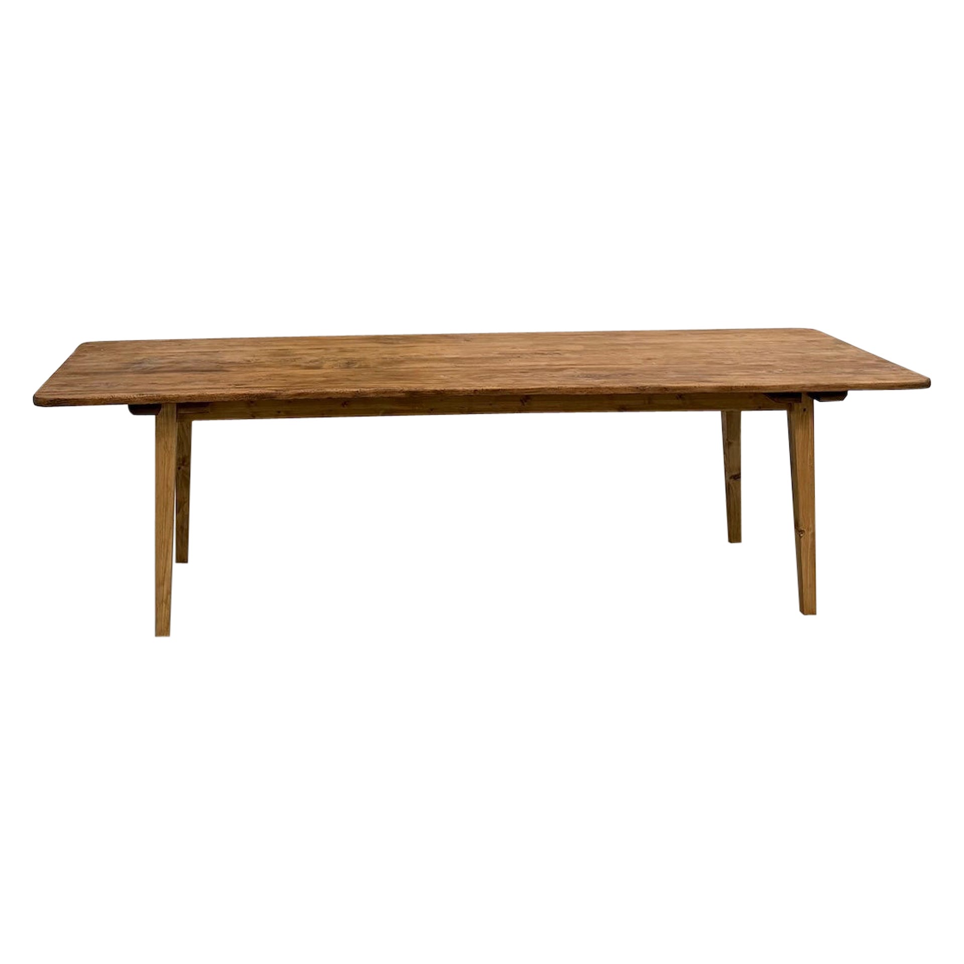 Large 1950s french farmhouse table in solid pine