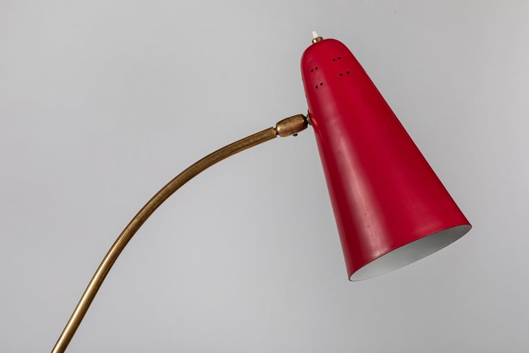 Large 1950s Gilardi & Barzaghi Adjustable Floor Lamp For Sale 3