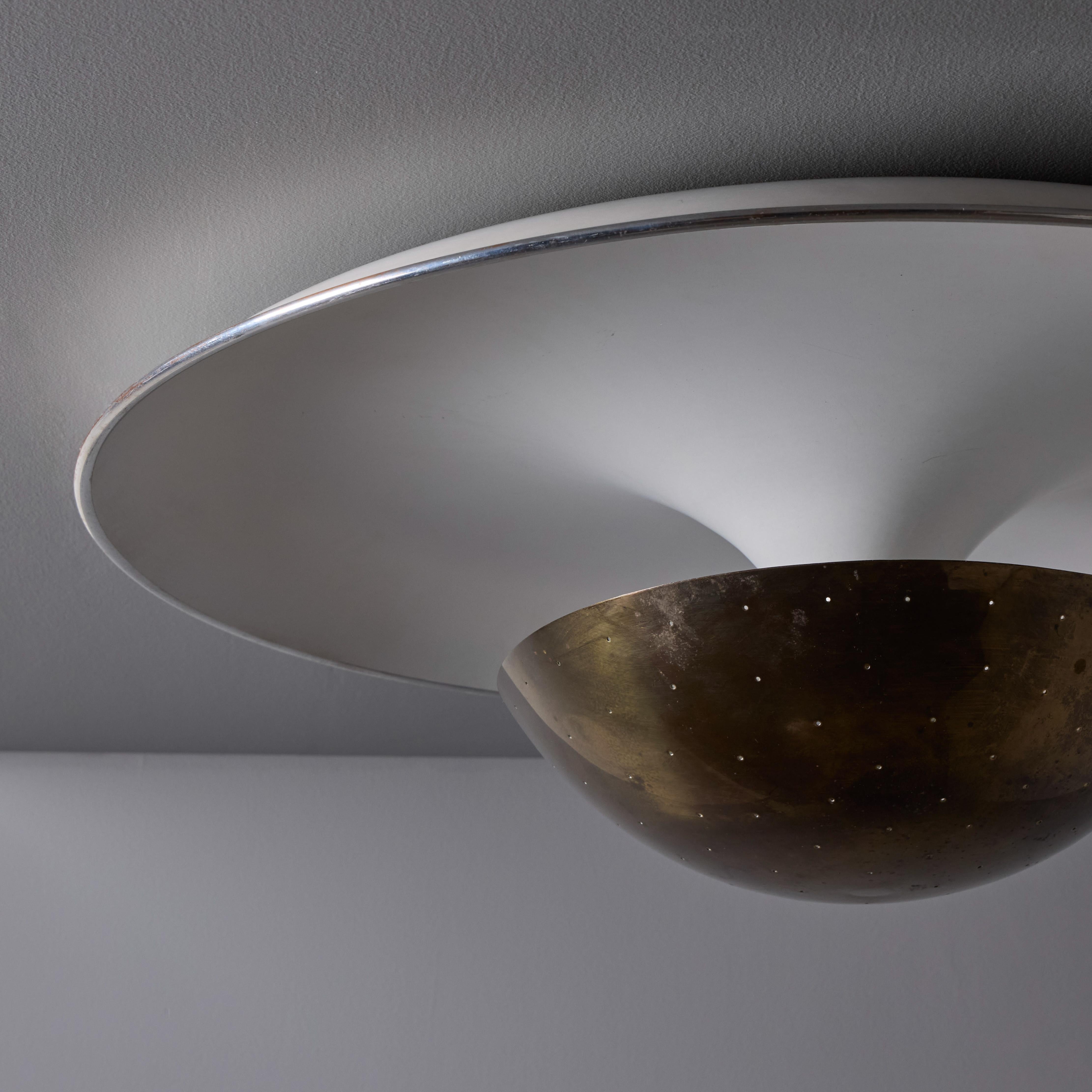 Grande lampada da soffitto anni '50 Gino Sarfatti Model #155 for Arteluce in vendita 3
