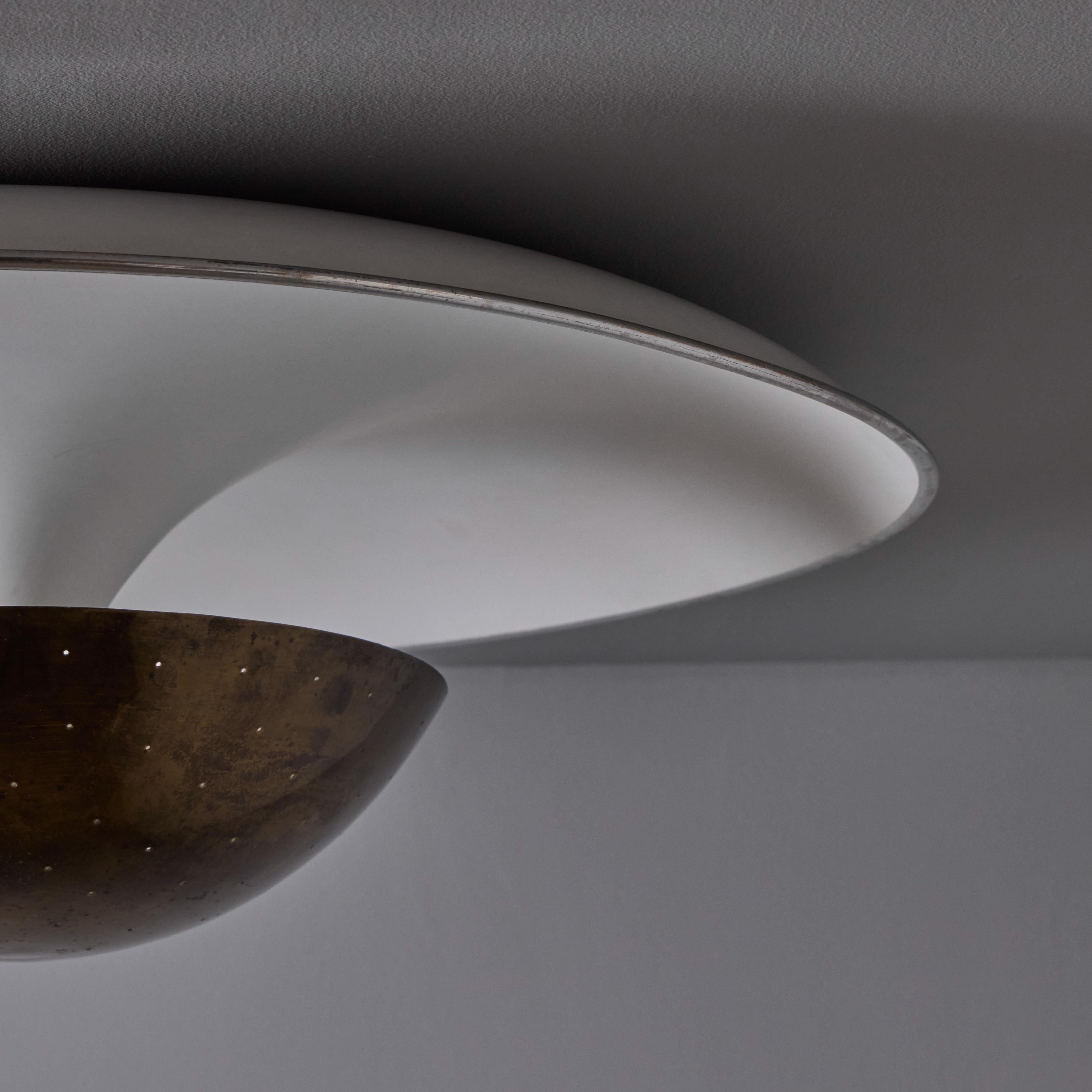Grande lampada da soffitto anni '50 Gino Sarfatti Model #155 for Arteluce in vendita 5