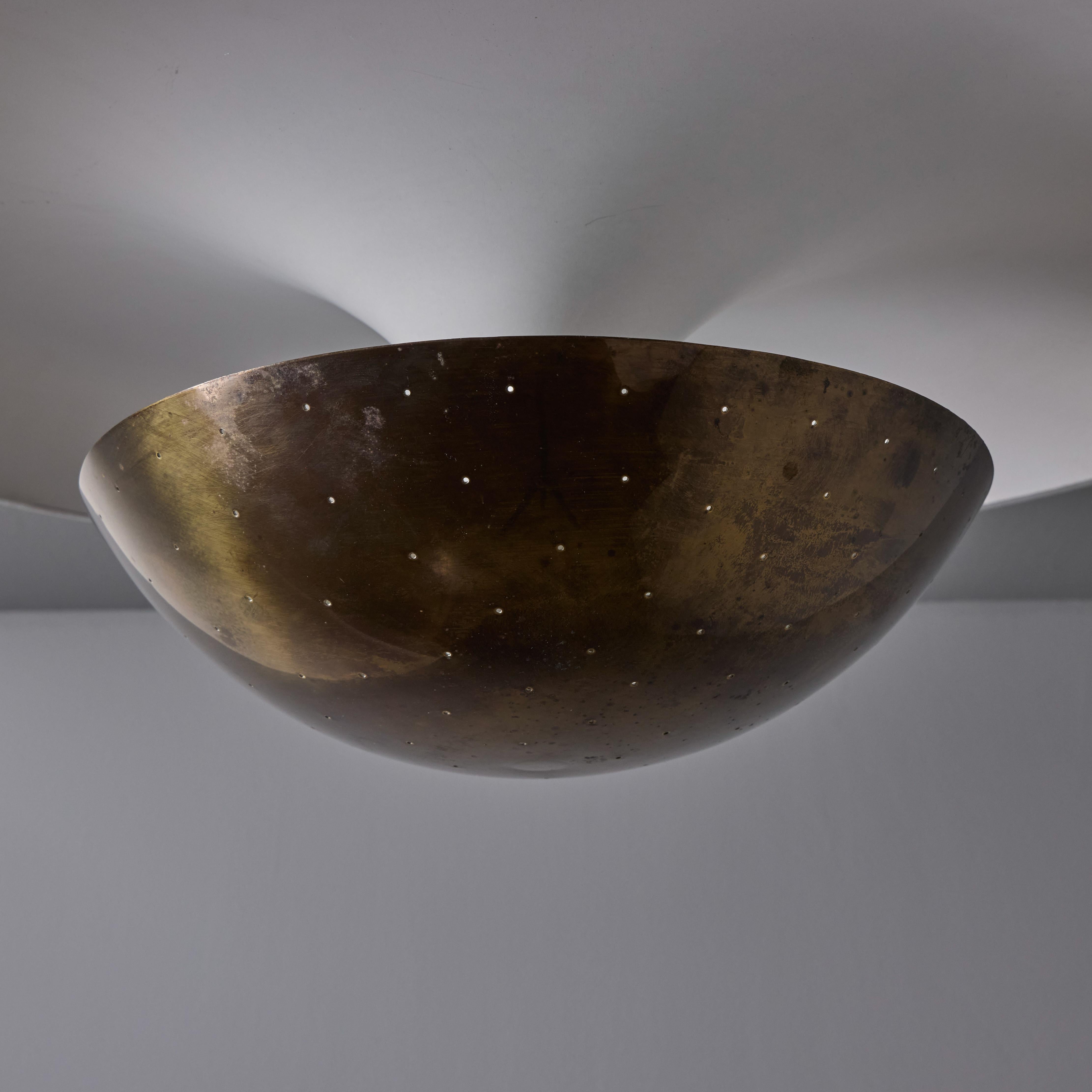 Grande lampada da soffitto anni '50 Gino Sarfatti Model #155 for Arteluce in vendita 7