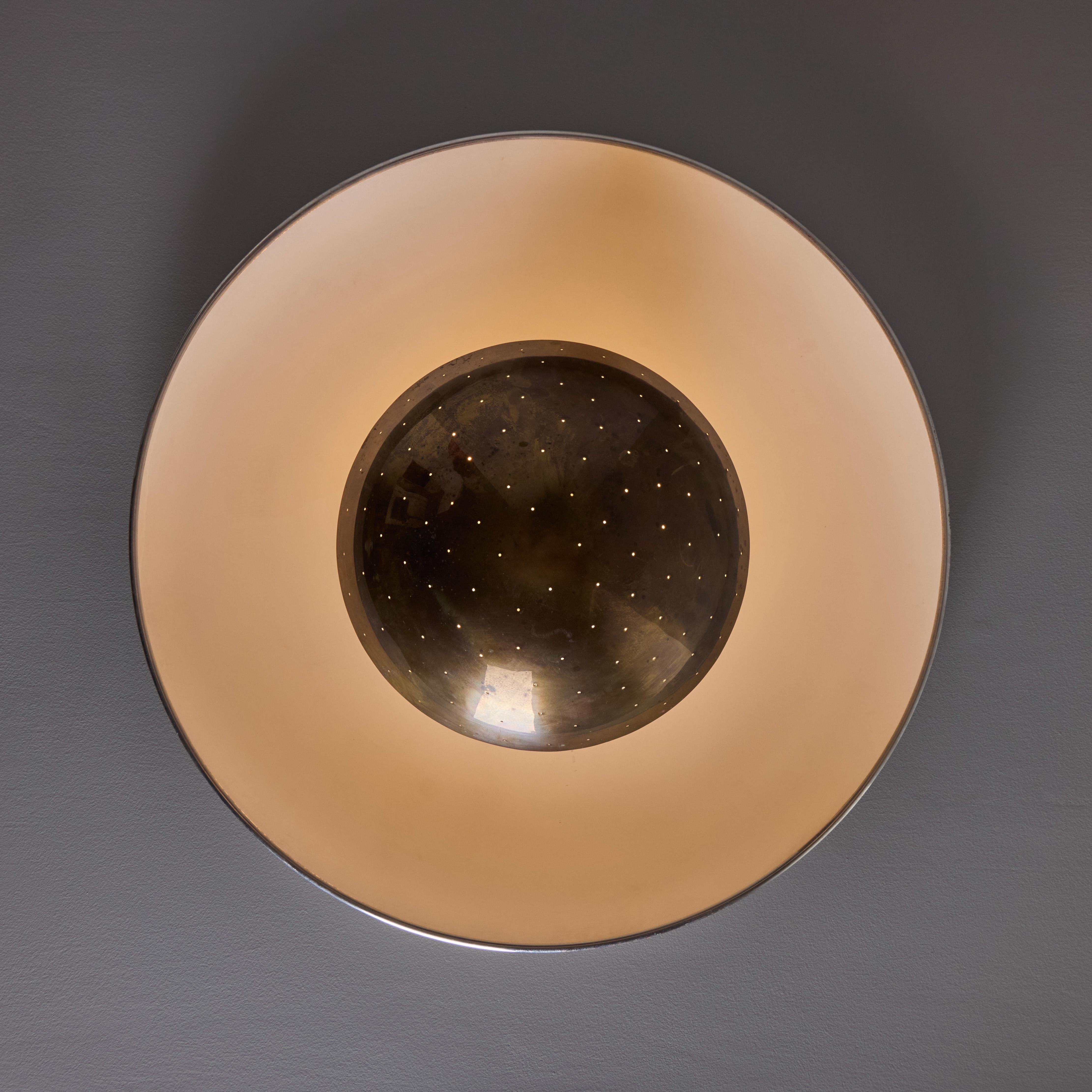 Mid-Century moderno Grande lampada da soffitto anni '50 Gino Sarfatti Model #155 for Arteluce in vendita