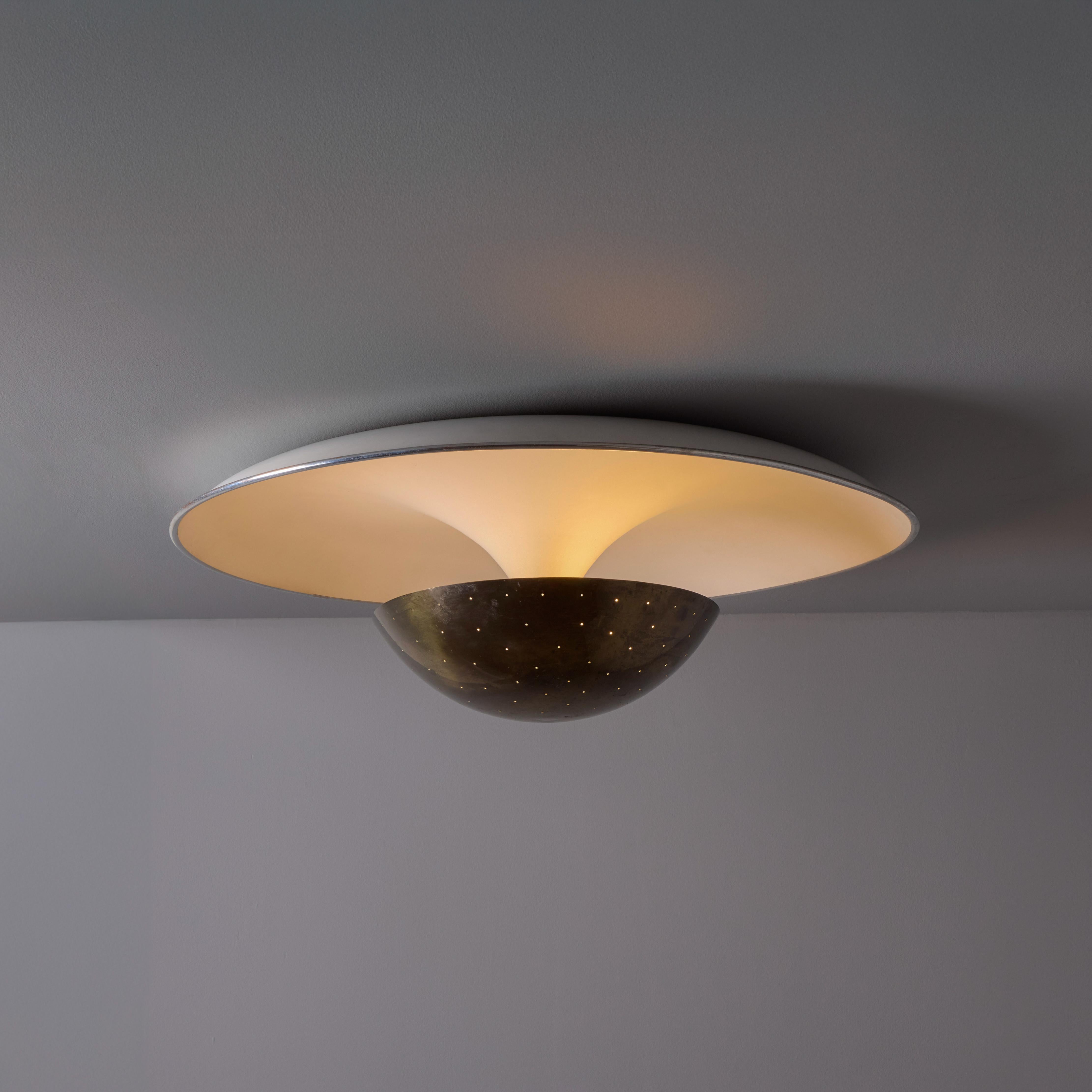 Italiano Grande lampada da soffitto anni '50 Gino Sarfatti Model #155 for Arteluce in vendita
