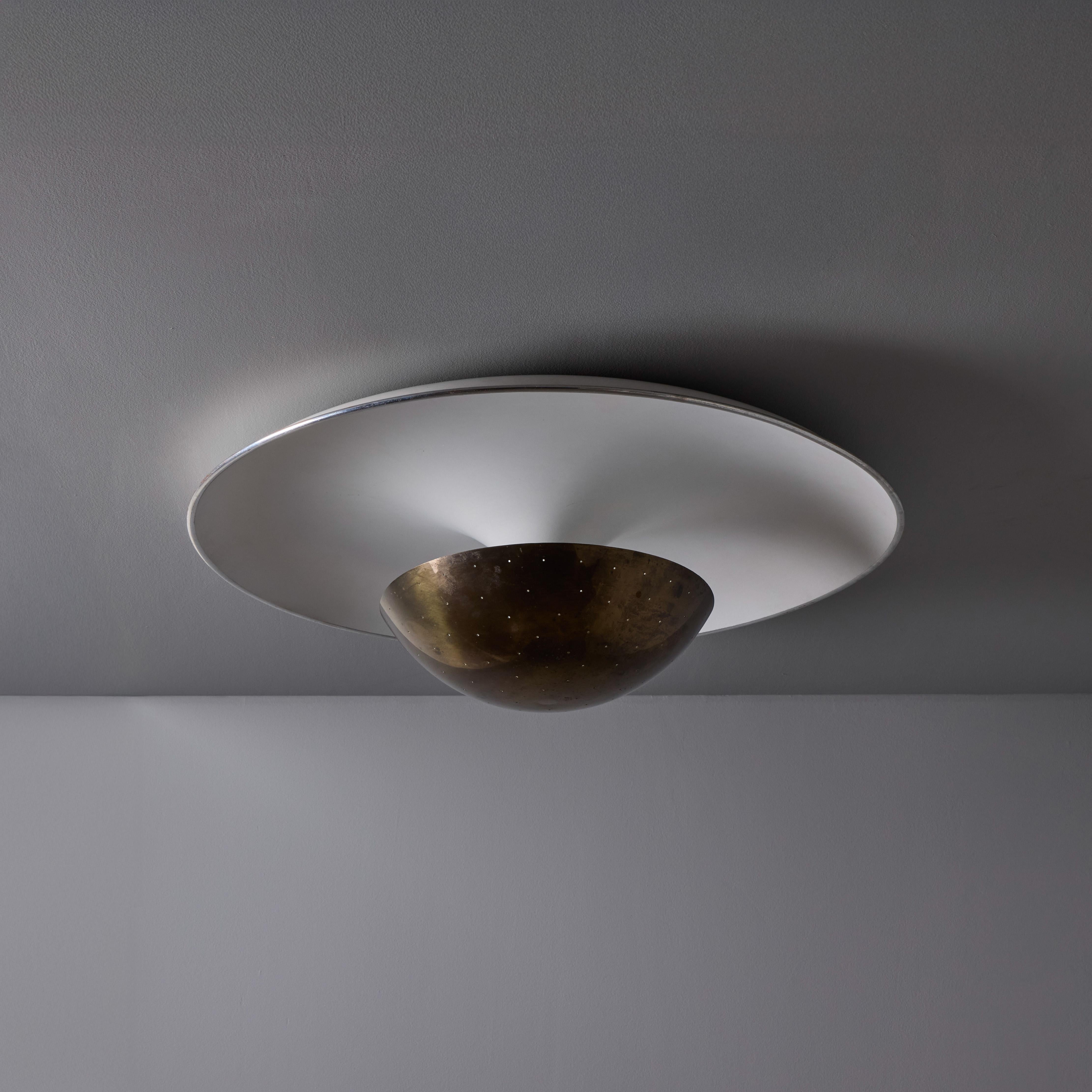 Grande lampada da soffitto anni '50 Gino Sarfatti Model #155 for Arteluce in vendita 1