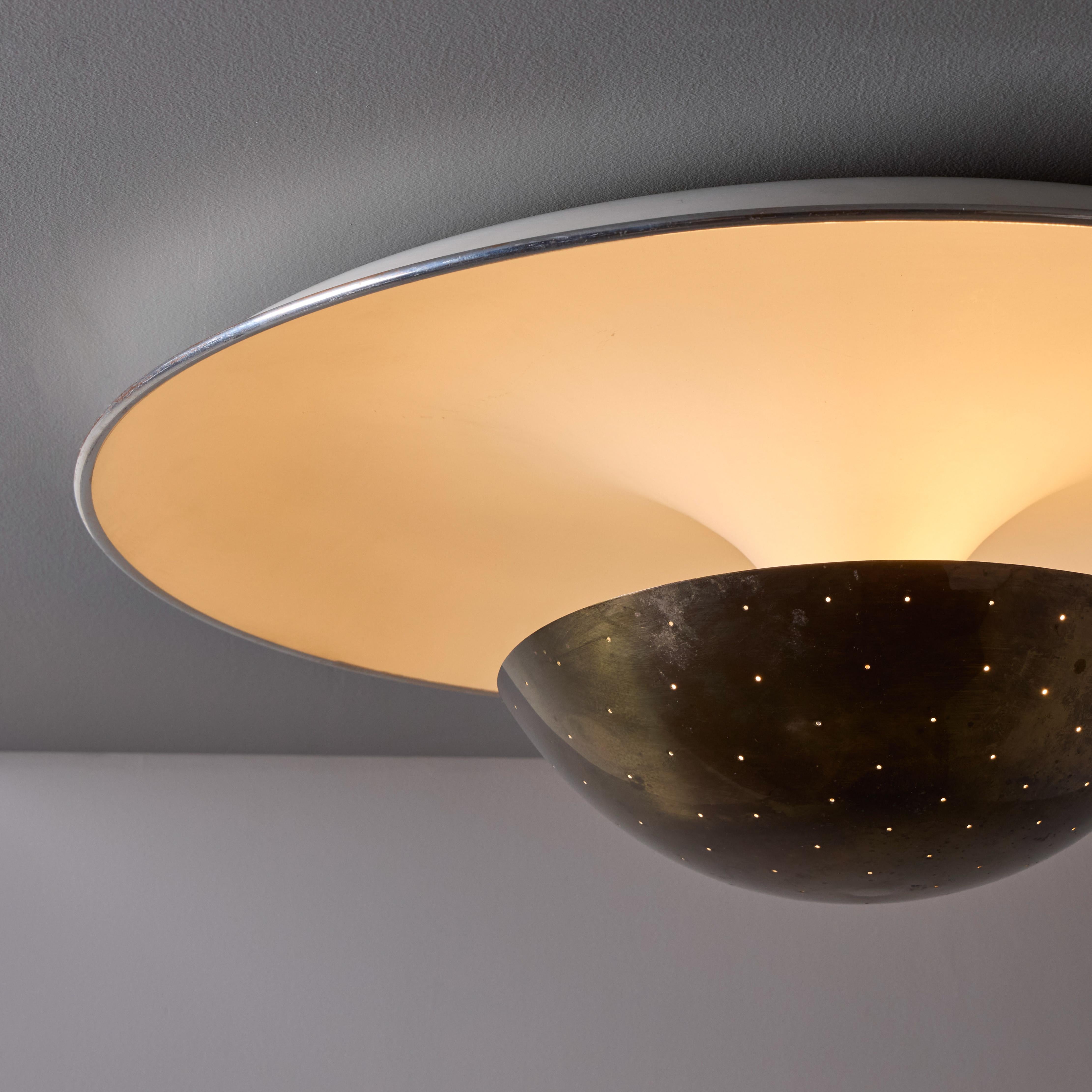 Grande lampada da soffitto anni '50 Gino Sarfatti Model #155 for Arteluce in vendita 2