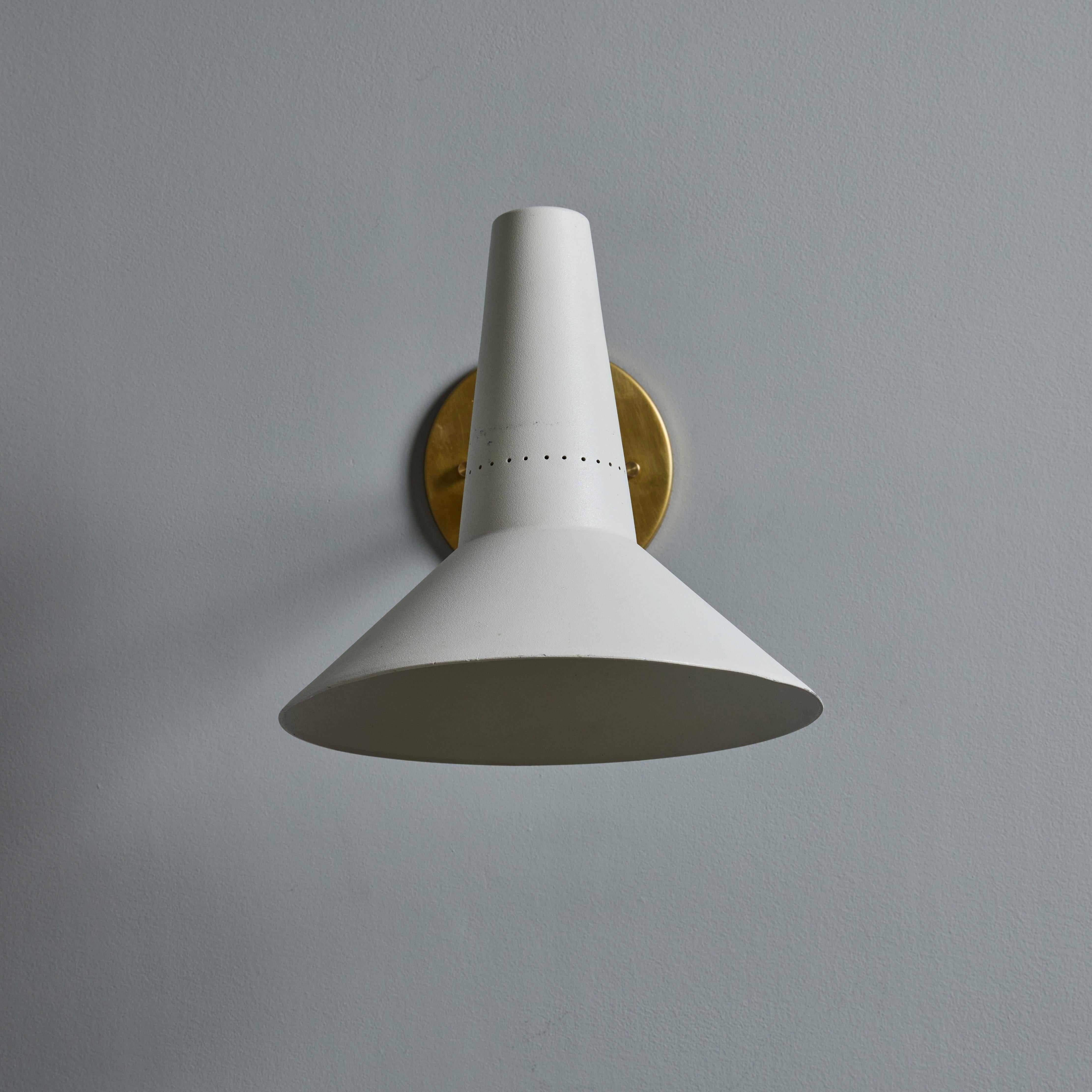 Large 1950s Giuseppe Ostuni Articulating Arm Sconce for O-Luce For Sale 1