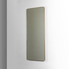 Large 1950s Italian Brass Framed Mirror
