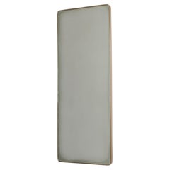 Large 1950s Italian Brass Framed Mirror