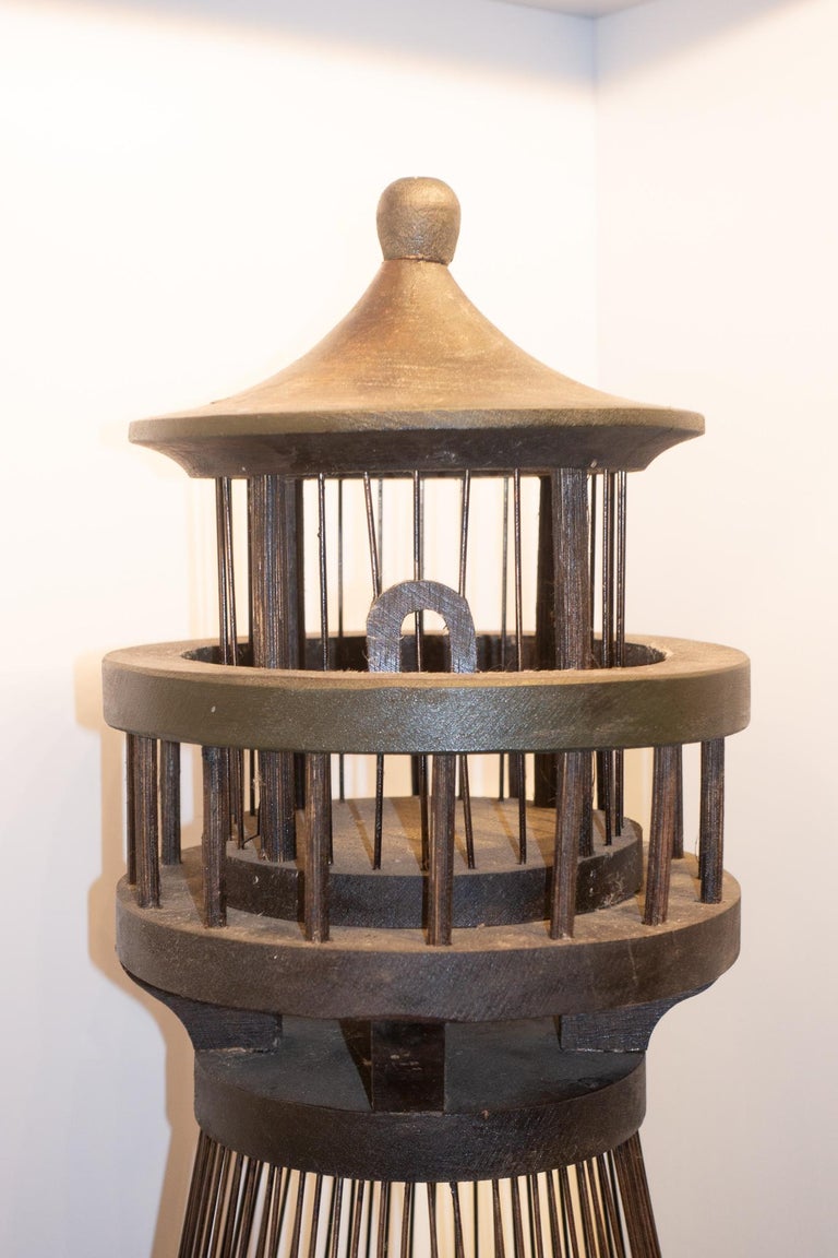 Large 1950s Lighthouse Birdcage at 1stDibs