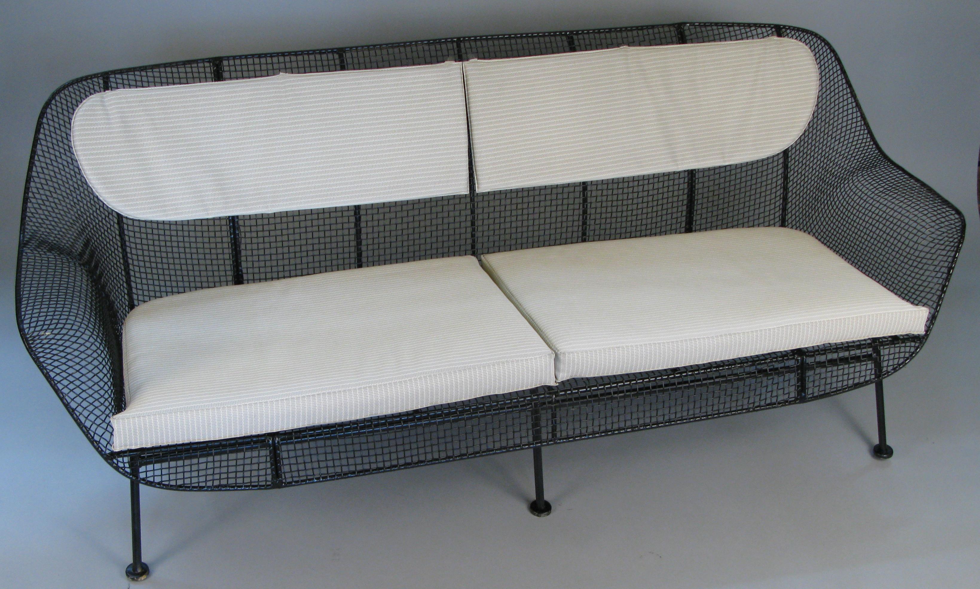 Mid-Century Modern Large 1950s Sculptura Sofa by Russell Woodard