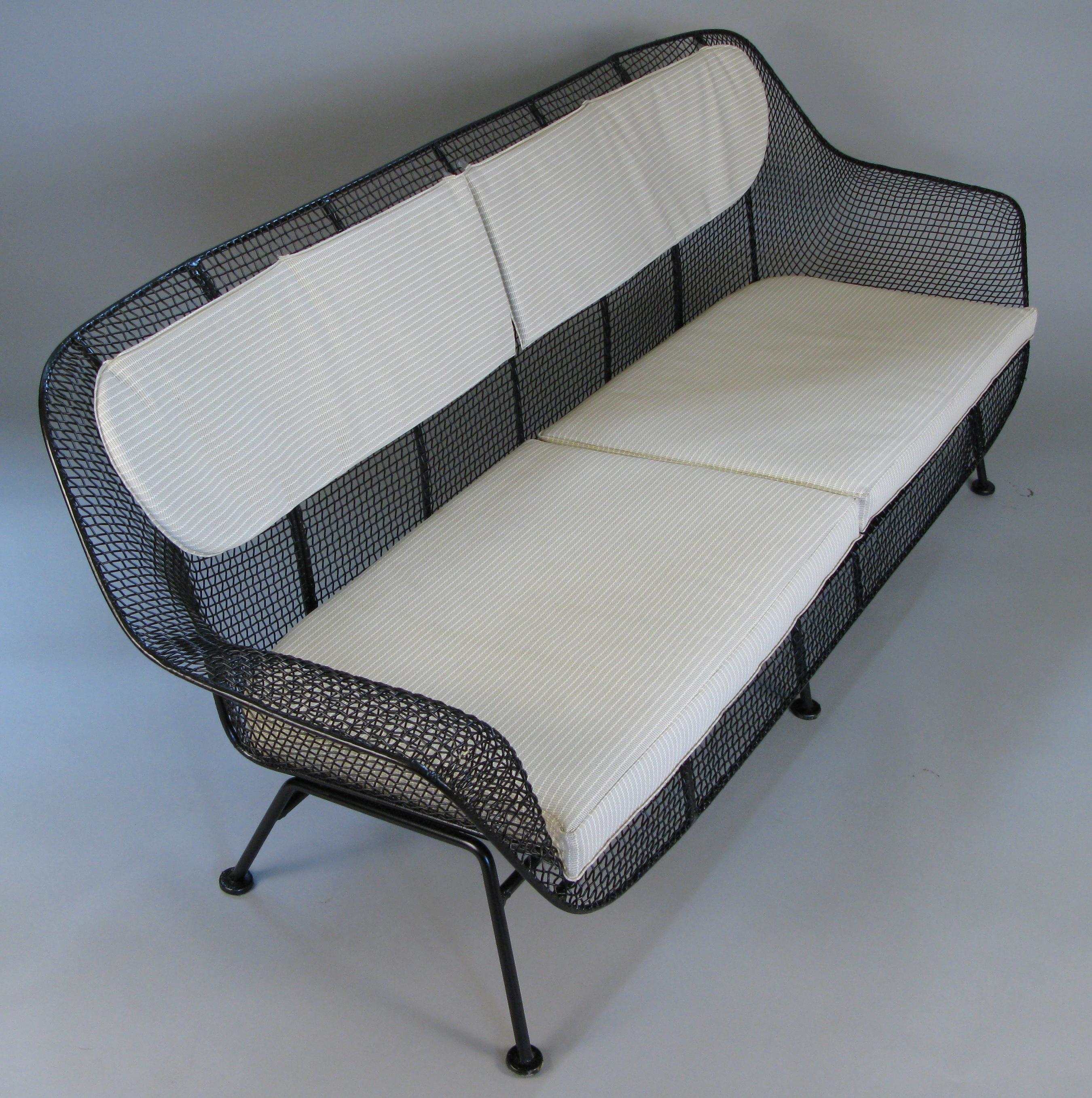 American Large 1950s Sculptura Sofa by Russell Woodard