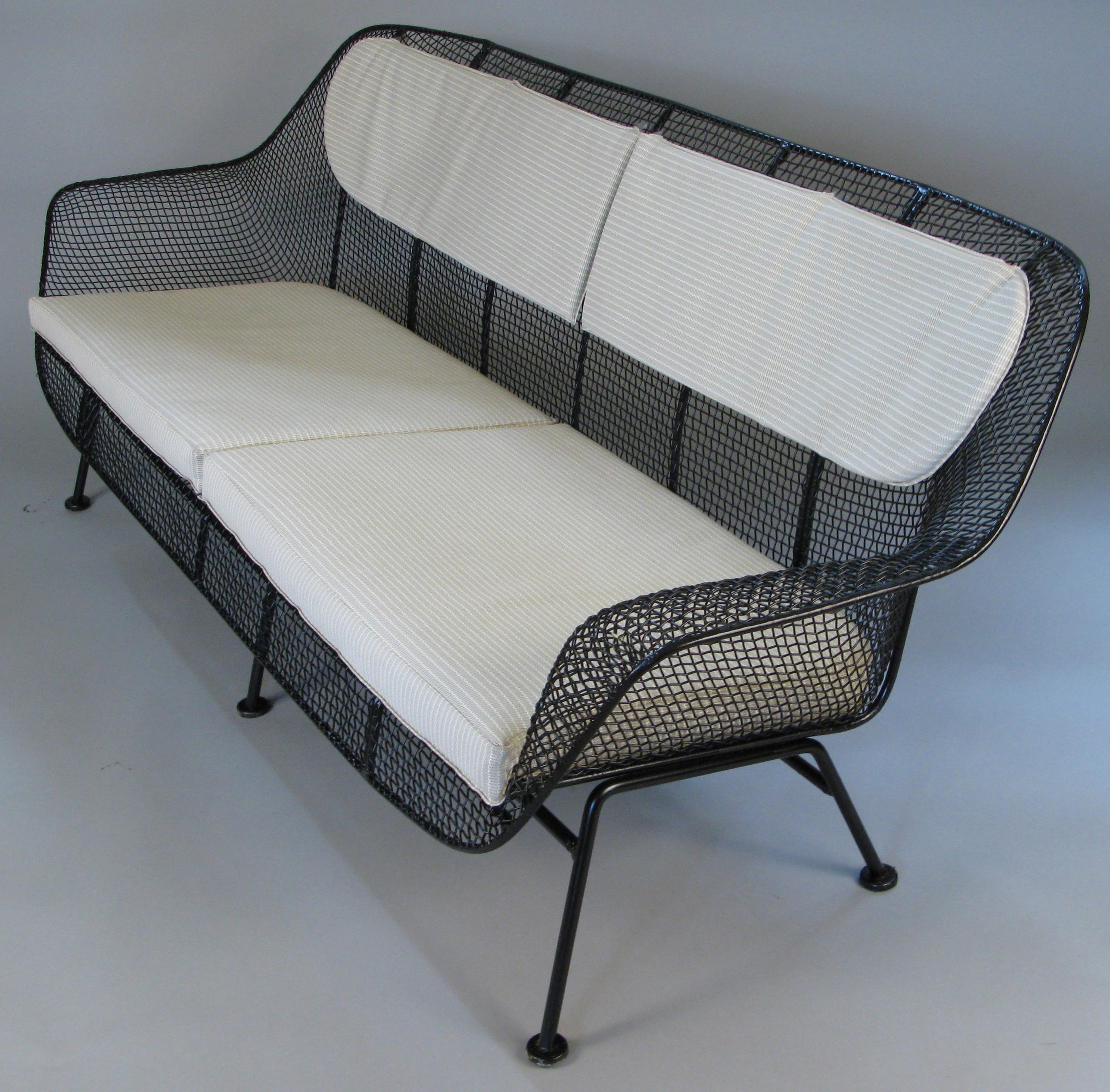 Large 1950s Sculptura Sofa by Russell Woodard 1