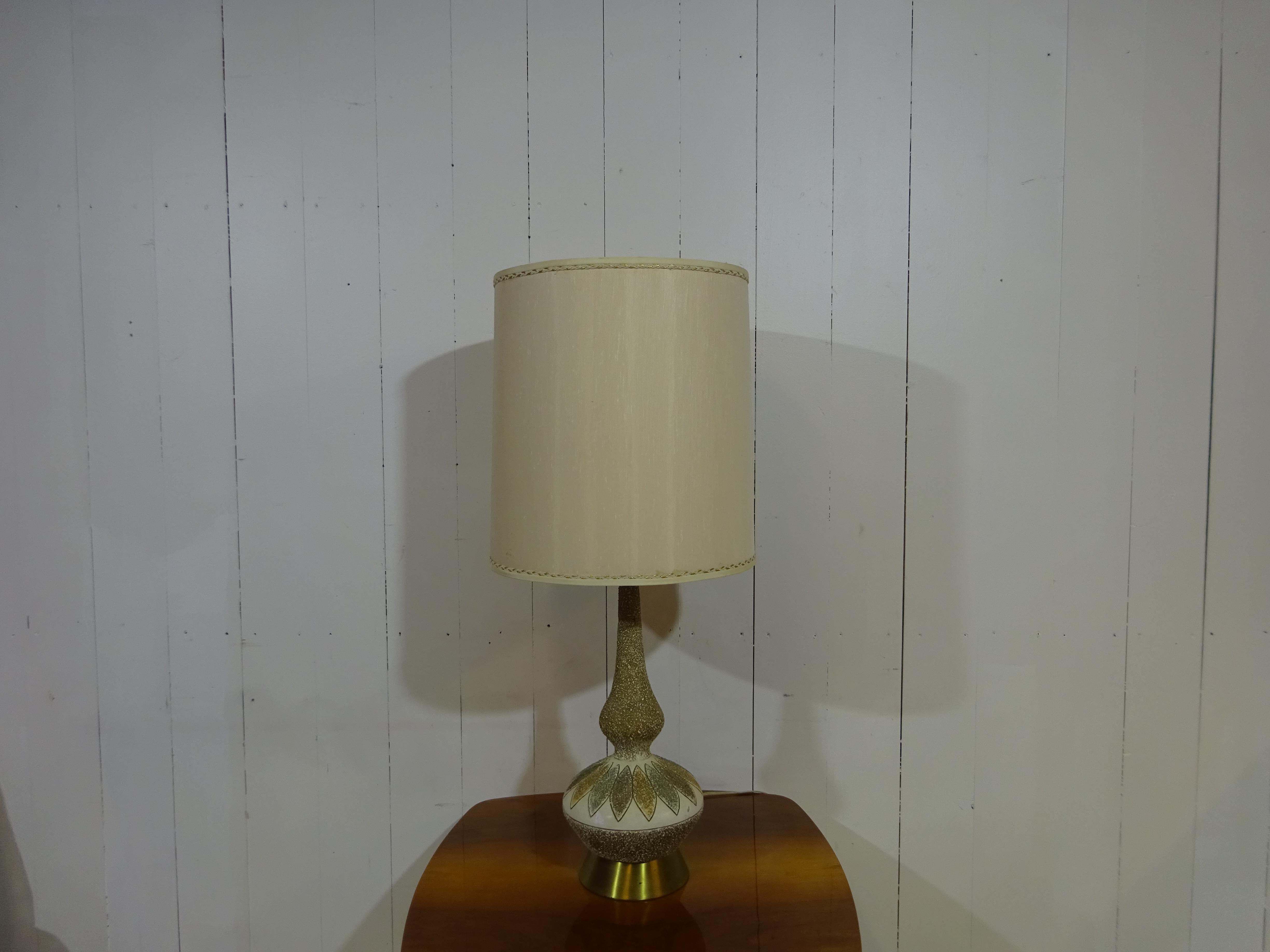 Mid-Century Modern Large 1950's Table Lamp For Sale