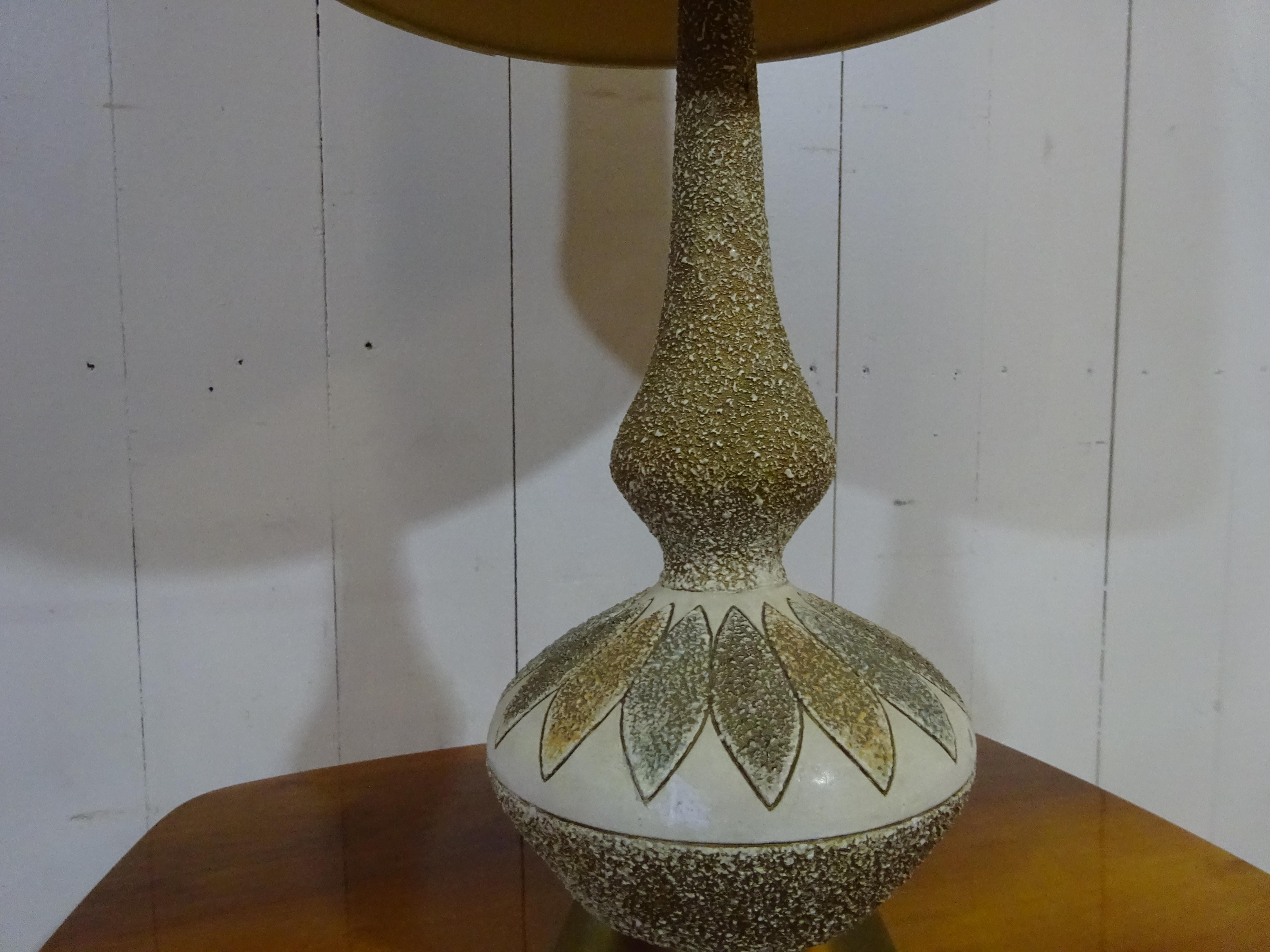 Large 1950's Table Lamp For Sale 1