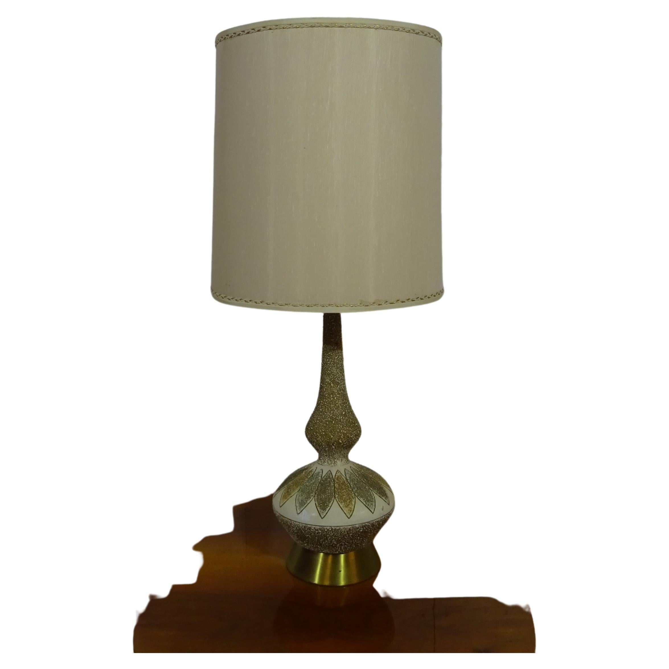 Large 1950's Table Lamp For Sale