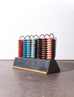 Large 1950s Teaching Model Abacus