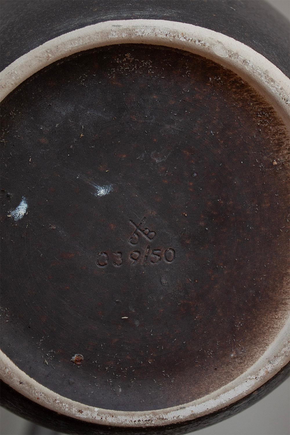 Grande vaso da terra in ceramica lavica Dümler & Breiden del 1960. in vendita 3