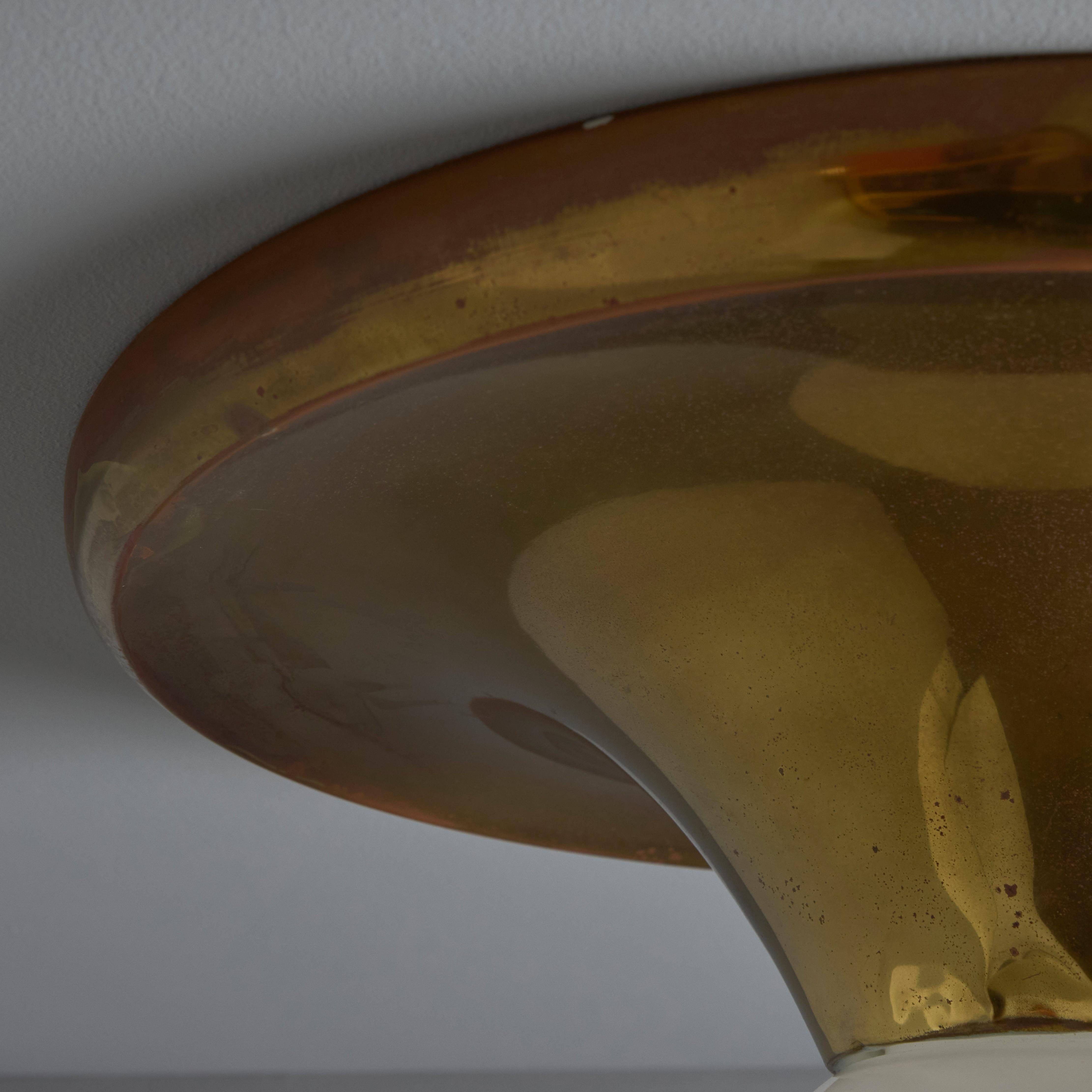 Italiano Grande lampada da parete o da soffitto di Achille Castiglioni & Pier Giacomo Castiglioni degli anni '60, chiamata 