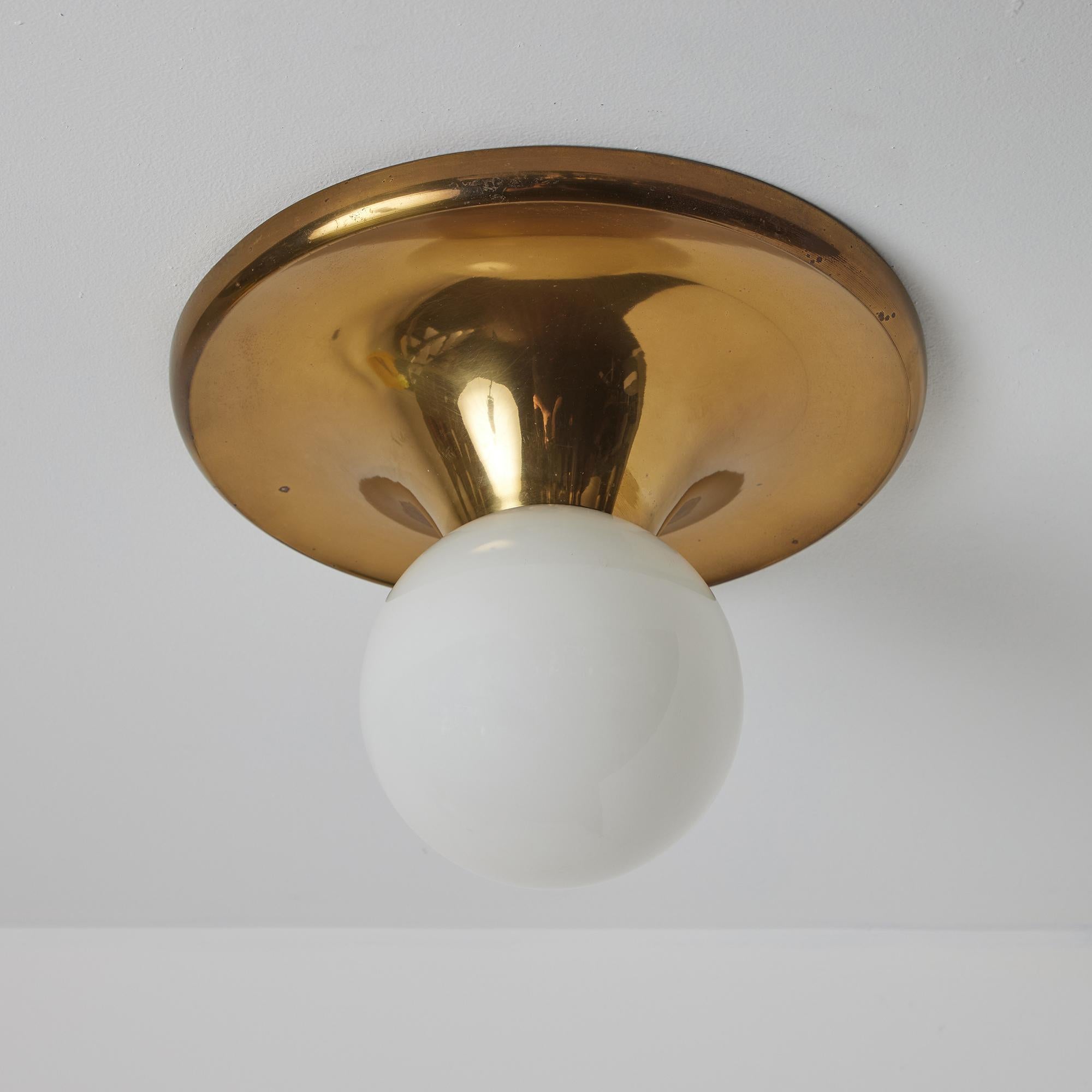 Mid-20th Century Large 1960s Achille Castiglioni & Pier Giacomo 'Light Ball' Wall or Ceiling Lamp For Sale
