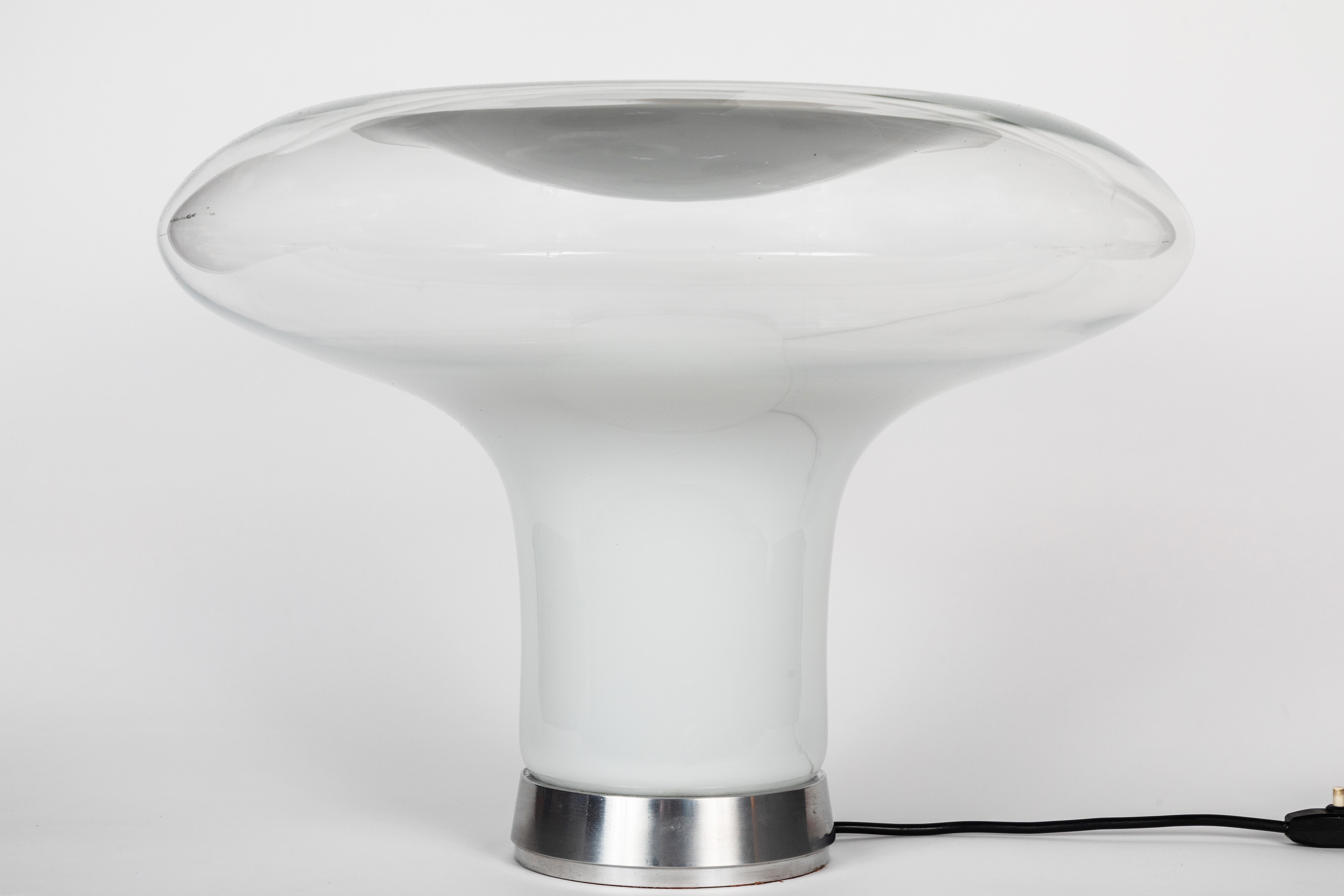 Italian Large 1960s Angelo Mangiarotti 'Lesbo' Table Lamp for Artemide