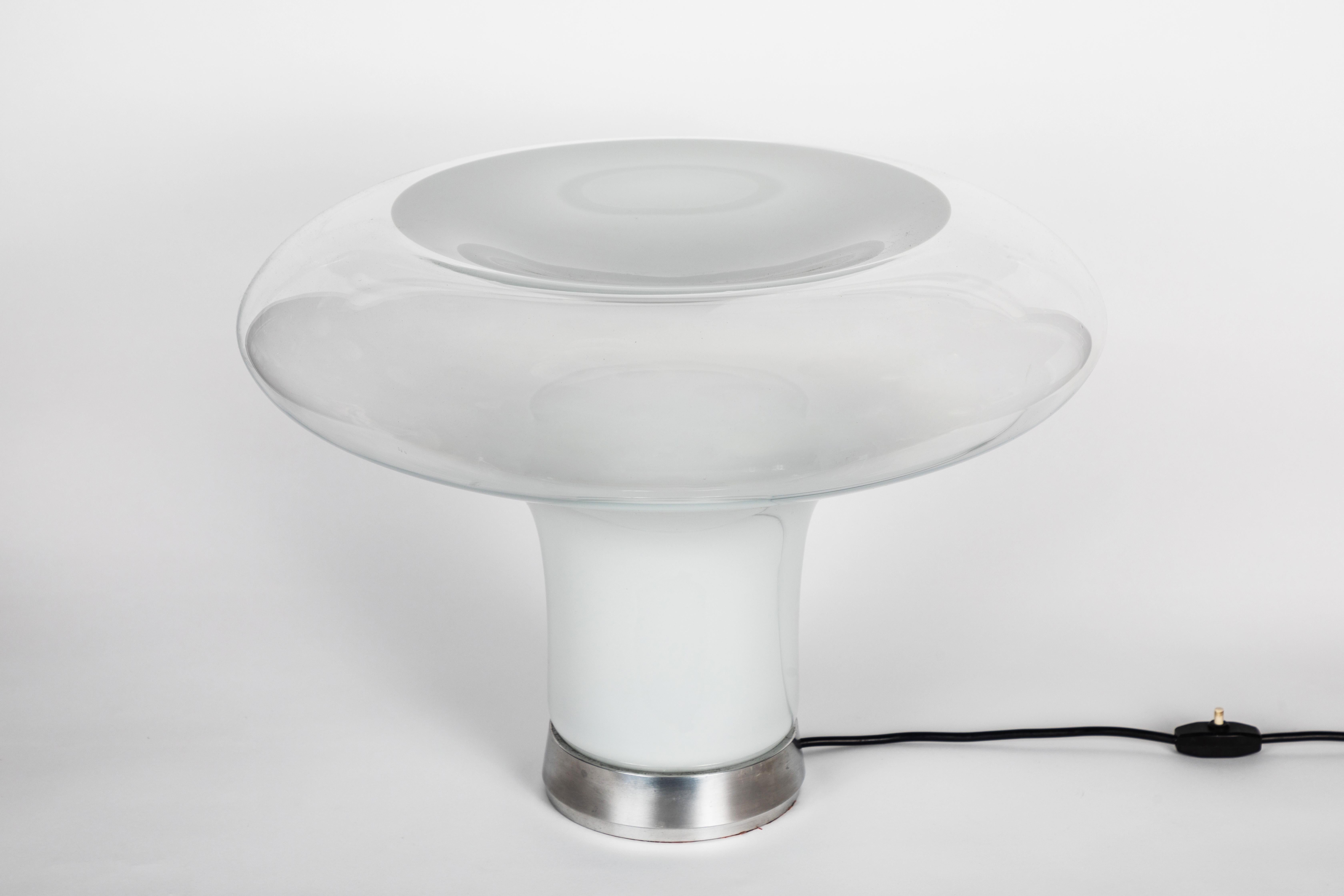 Large 1960s Angelo Mangiarotti 'Lesbo' Table Lamp for Artemide In Excellent Condition In Glendale, CA