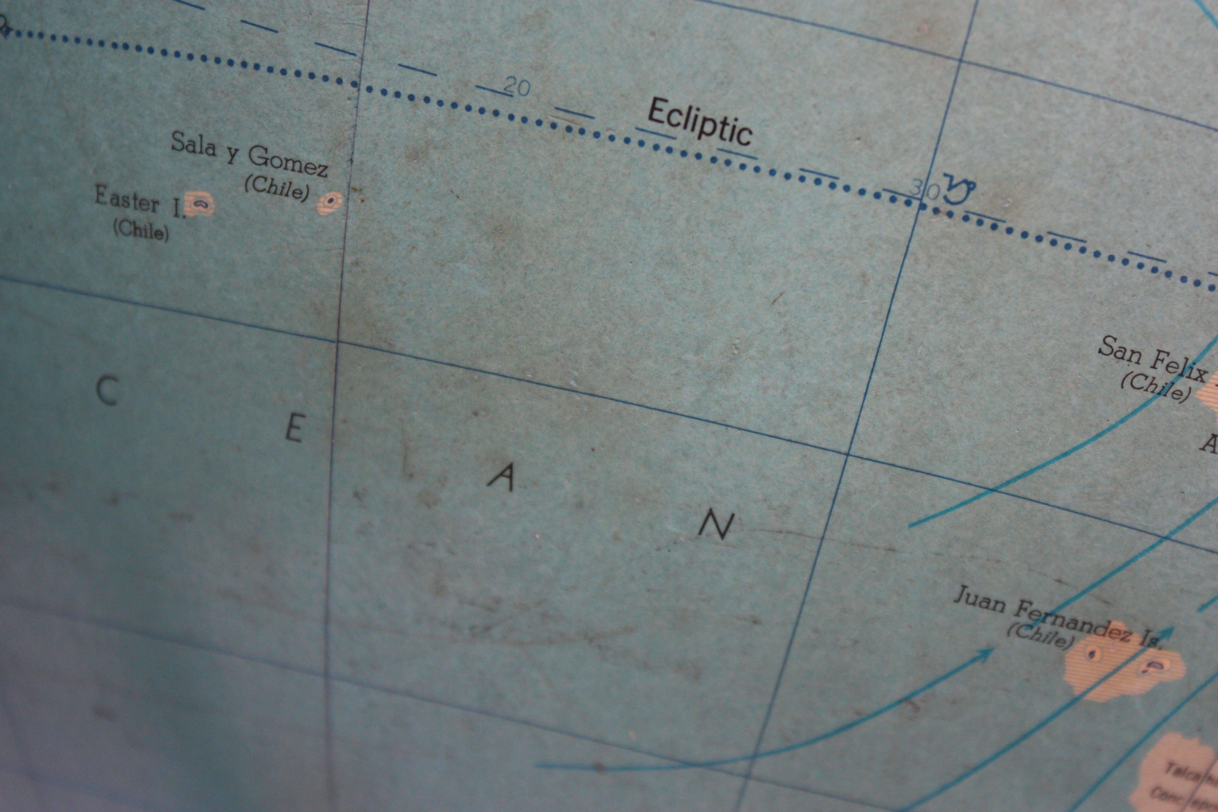Large 1960s Cartocraft Visual-Relief Globe 6