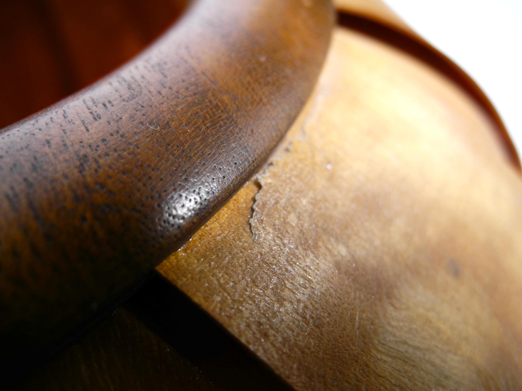 Grande lampe tripode en placage de bois tchèque des années 1960 par Stanislav Kučera pour ÚLUV. en vente 4