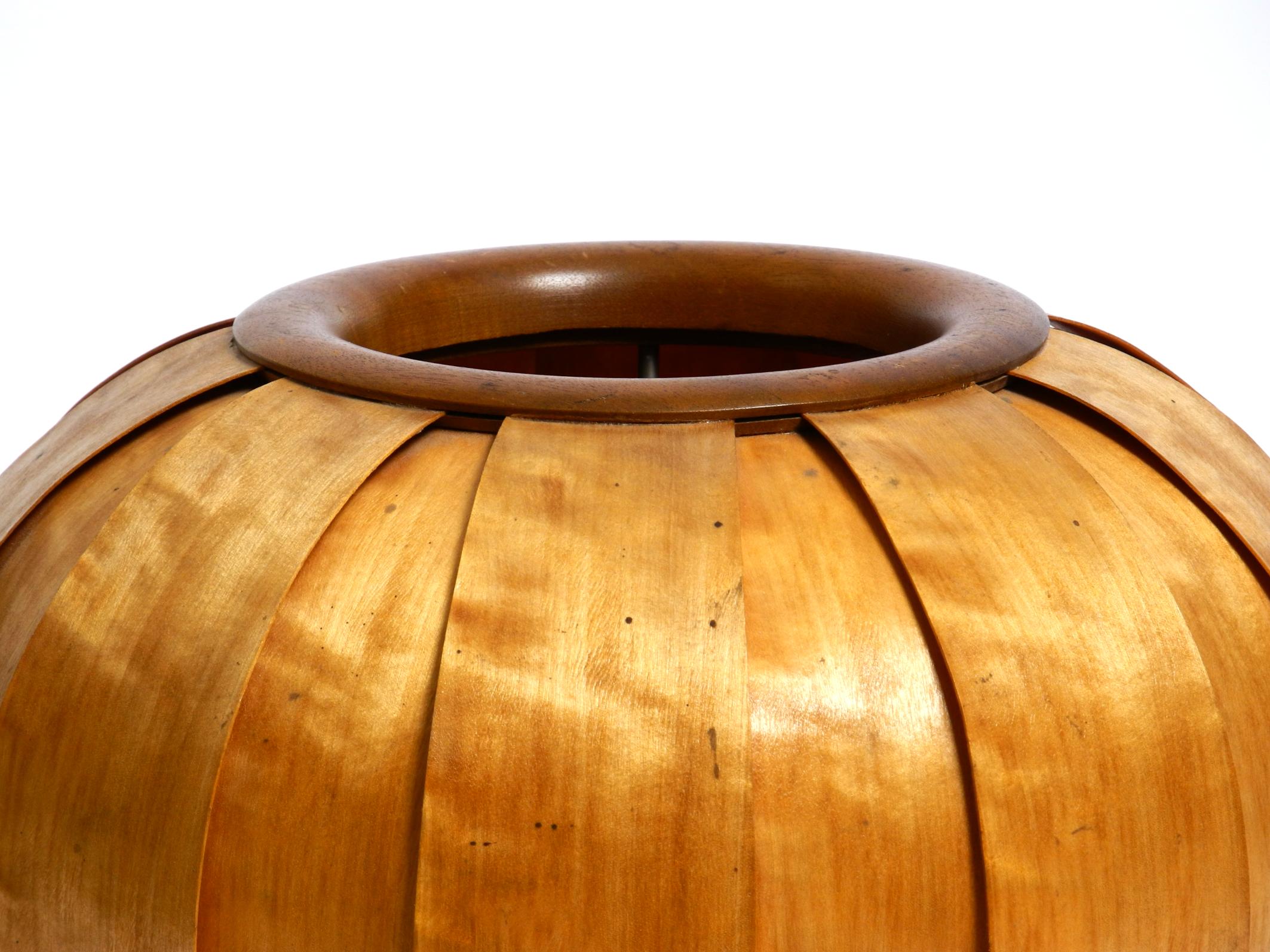 Grande lampe tripode en placage de bois tchèque des années 1960 par Stanislav Kučera pour ÚLUV. en vente 10