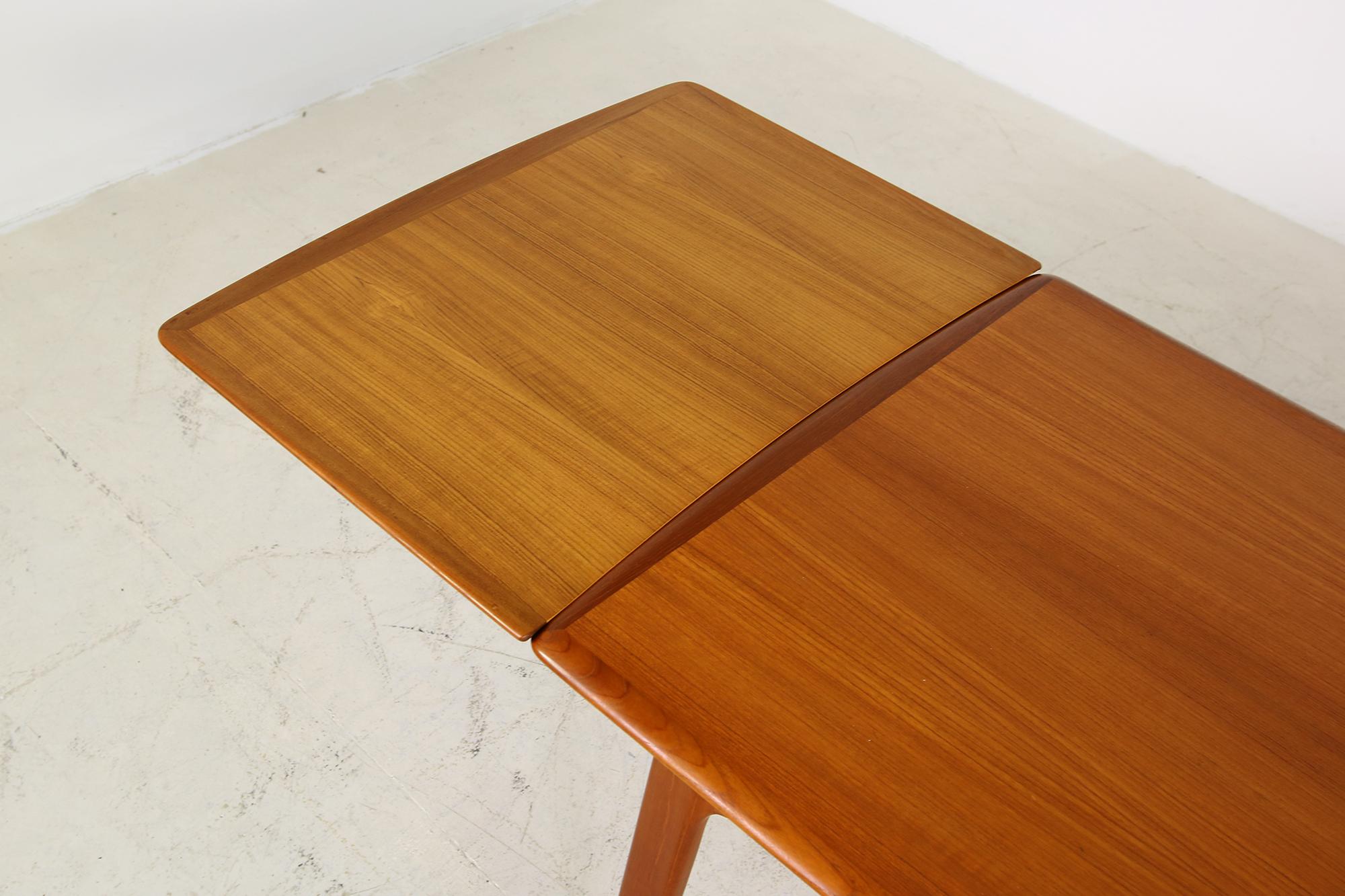 Large 1960s Extendable Teak Dining Table by Svend Aage Madsen, Danish Modern 6