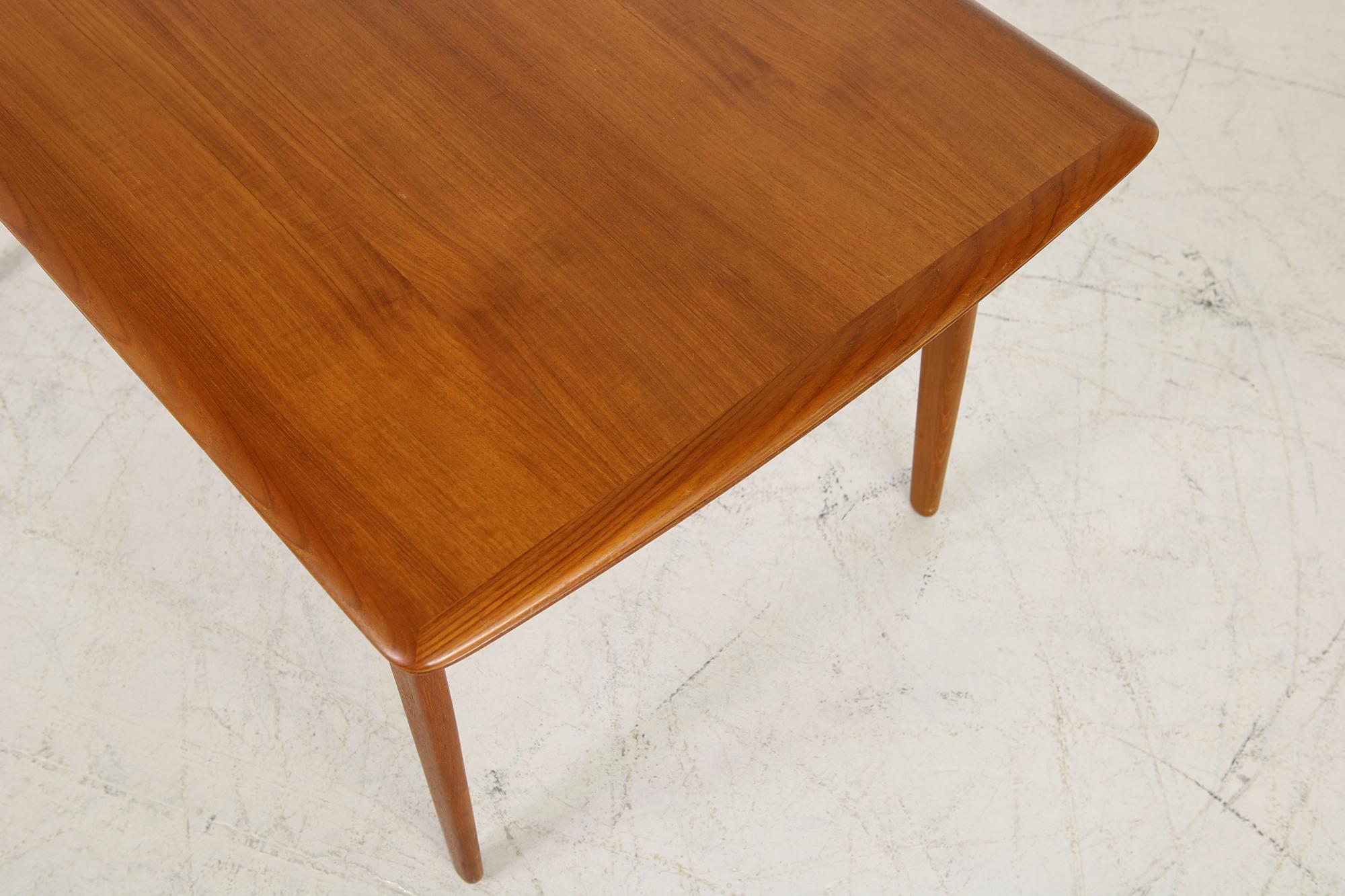 Large 1960s Extendable Teak Dining Table by Svend Aage Madsen, Danish Modern In Good Condition In Hamminkeln, DE