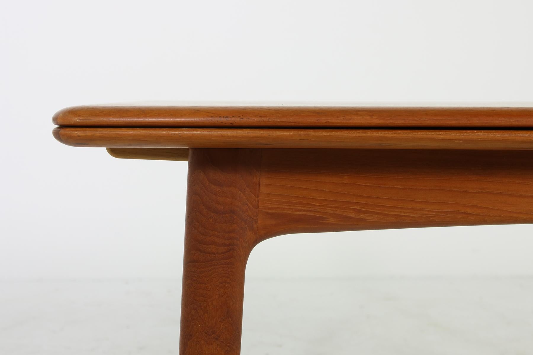 Mid-20th Century Large 1960s Extendable Teak Dining Table by Svend Aage Madsen, Danish Modern