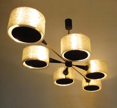 Large 1960s French Chandelier By Maison Arlus