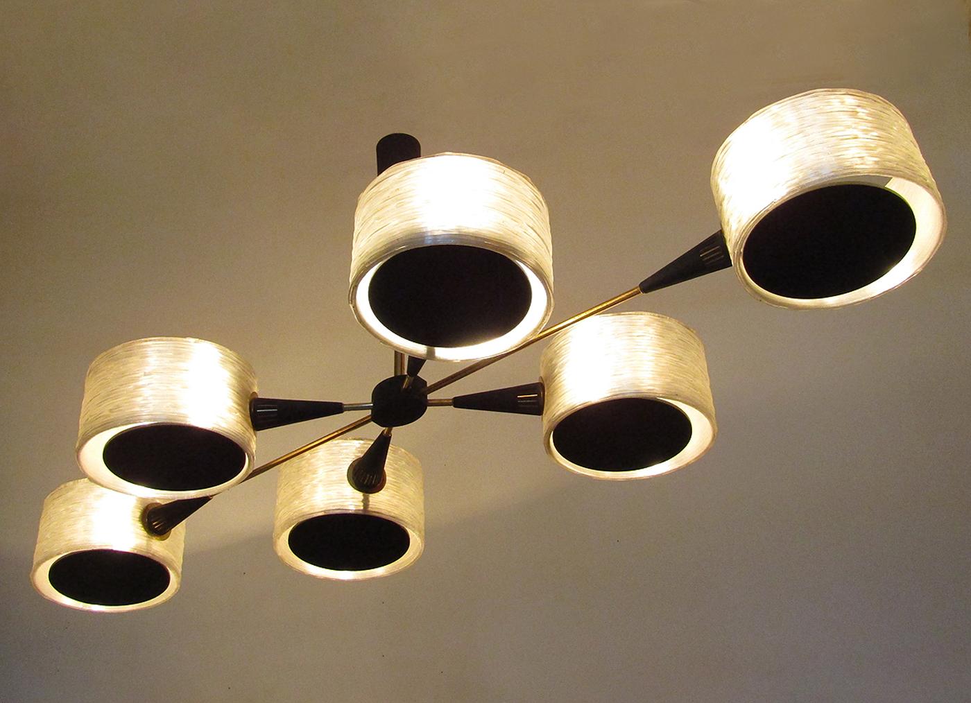 20th Century Large 1960s French Chandelier By Maison Arlus For Sale
