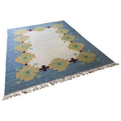 Grand tapis géométrique indien des années 1960 en laine:: fait à la main:: style Navajo