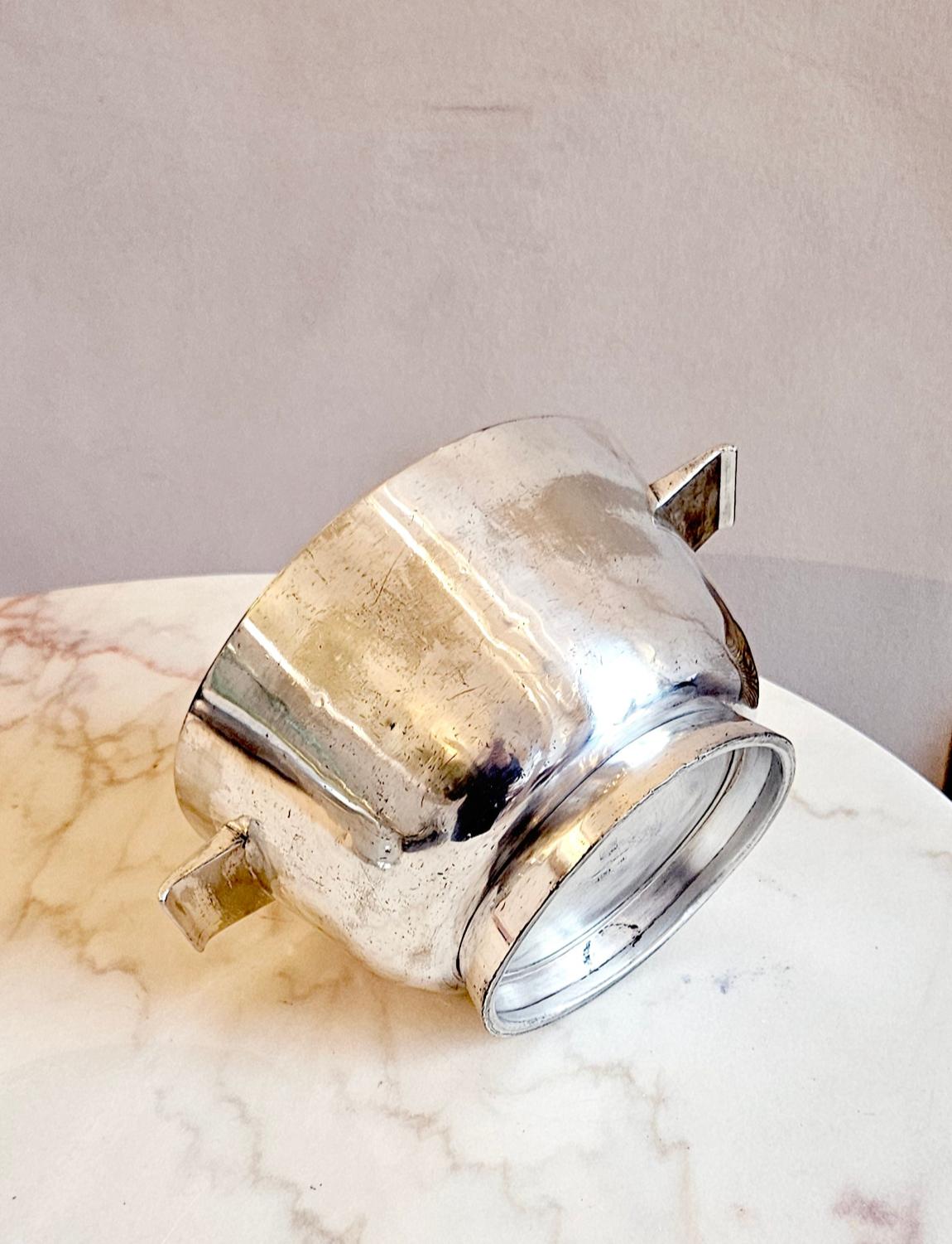 Large 1960s Gio Ponti Silver Bowl for Krupp Milano 2