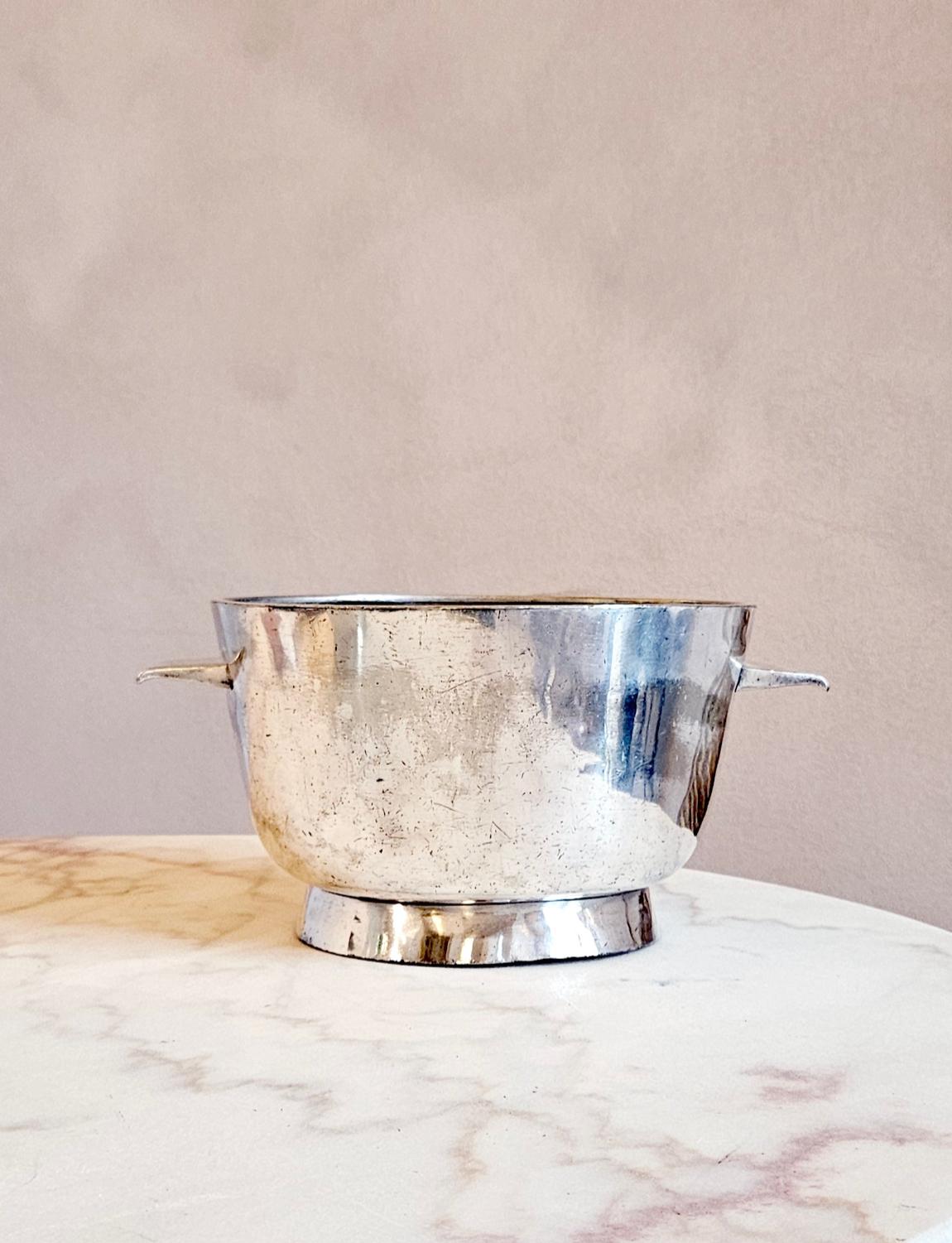 Large 1960s Gio Ponti Silver Bowl for Krupp Milano 3