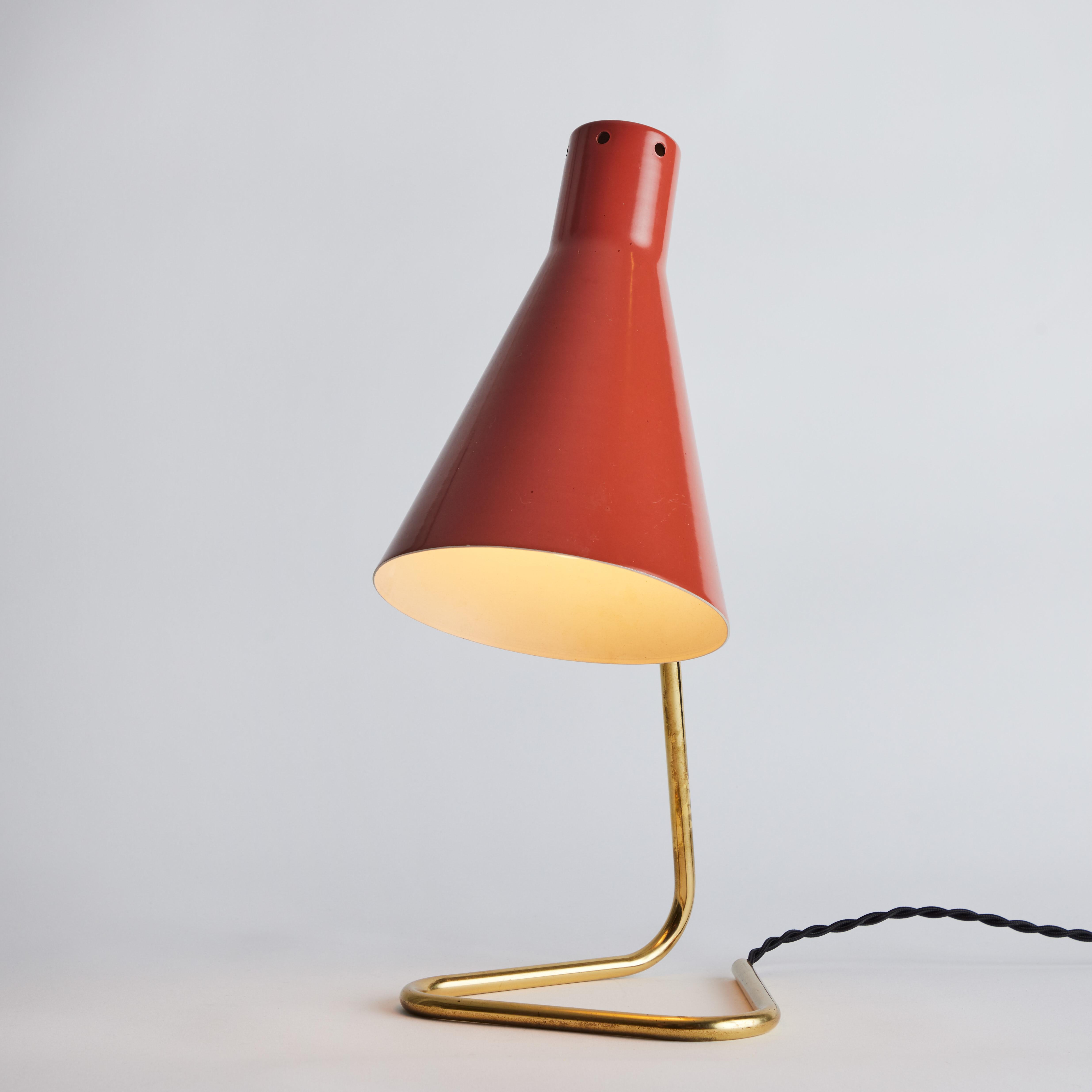 Large 1960s Giuseppe Ostuni Table Lamp for O-Luce For Sale 9