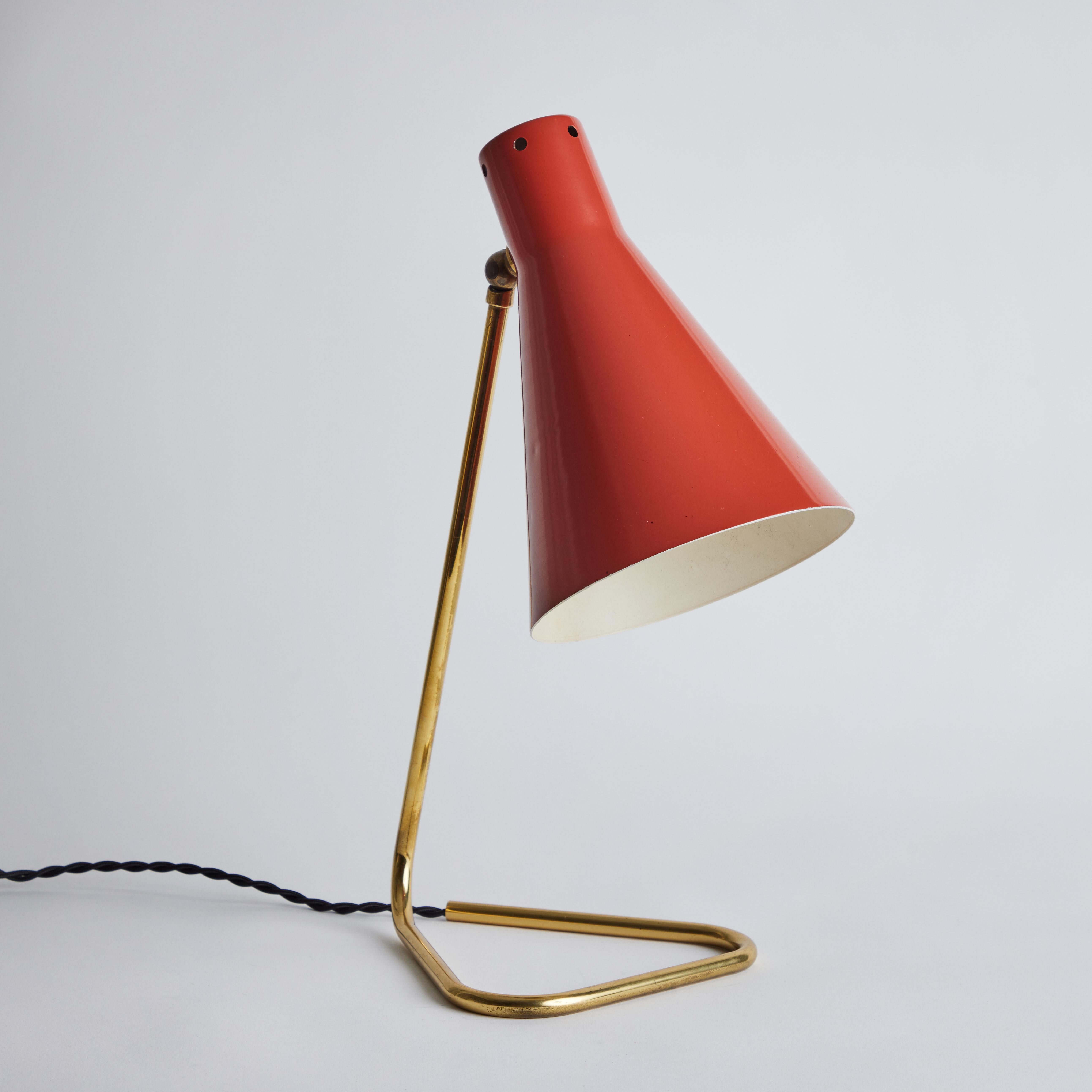 Grande lampe de bureau Giuseppe Ostuni des années 1960 pour O-Luce en vente 5