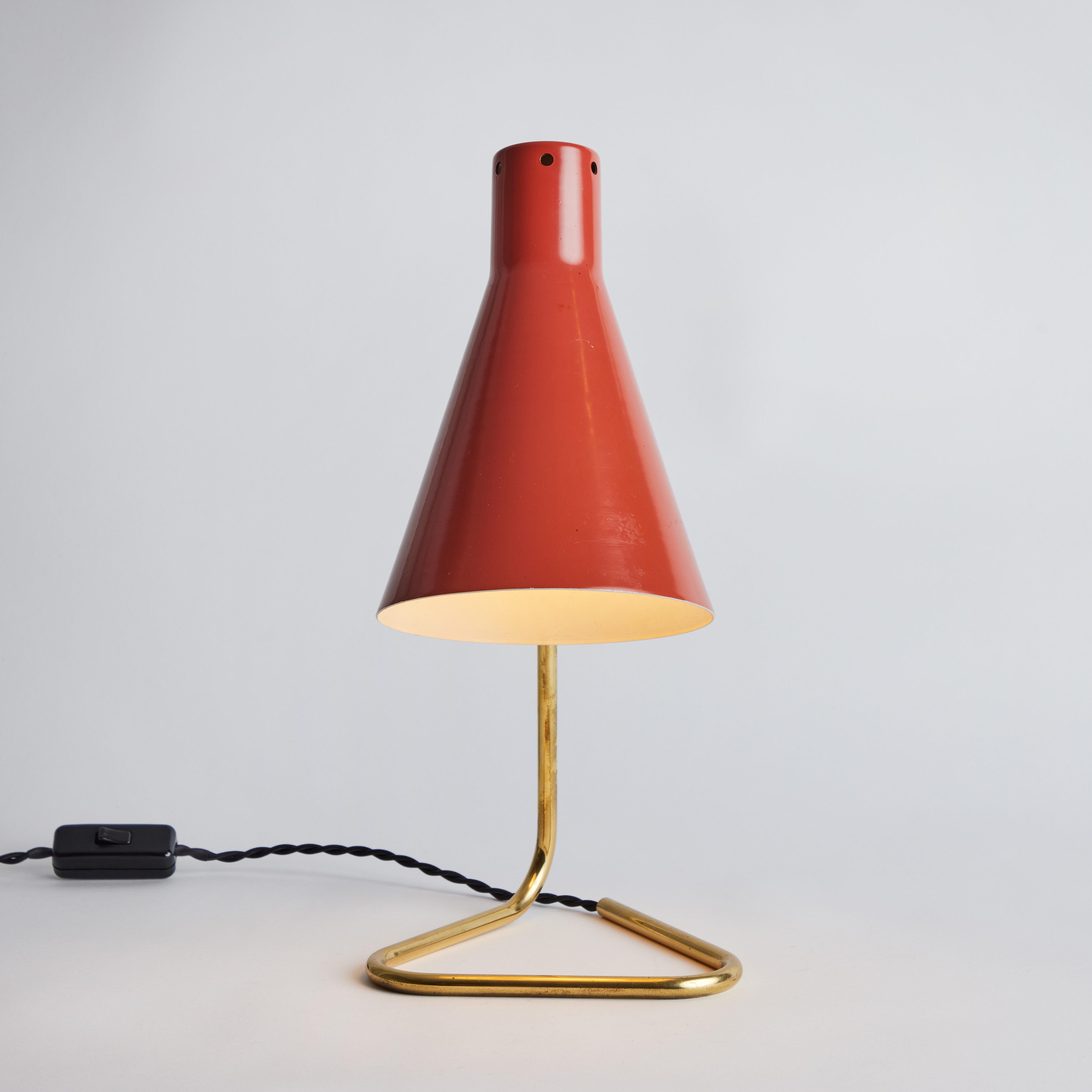 Large 1960s Giuseppe Ostuni Table Lamp for O-Luce For Sale 7