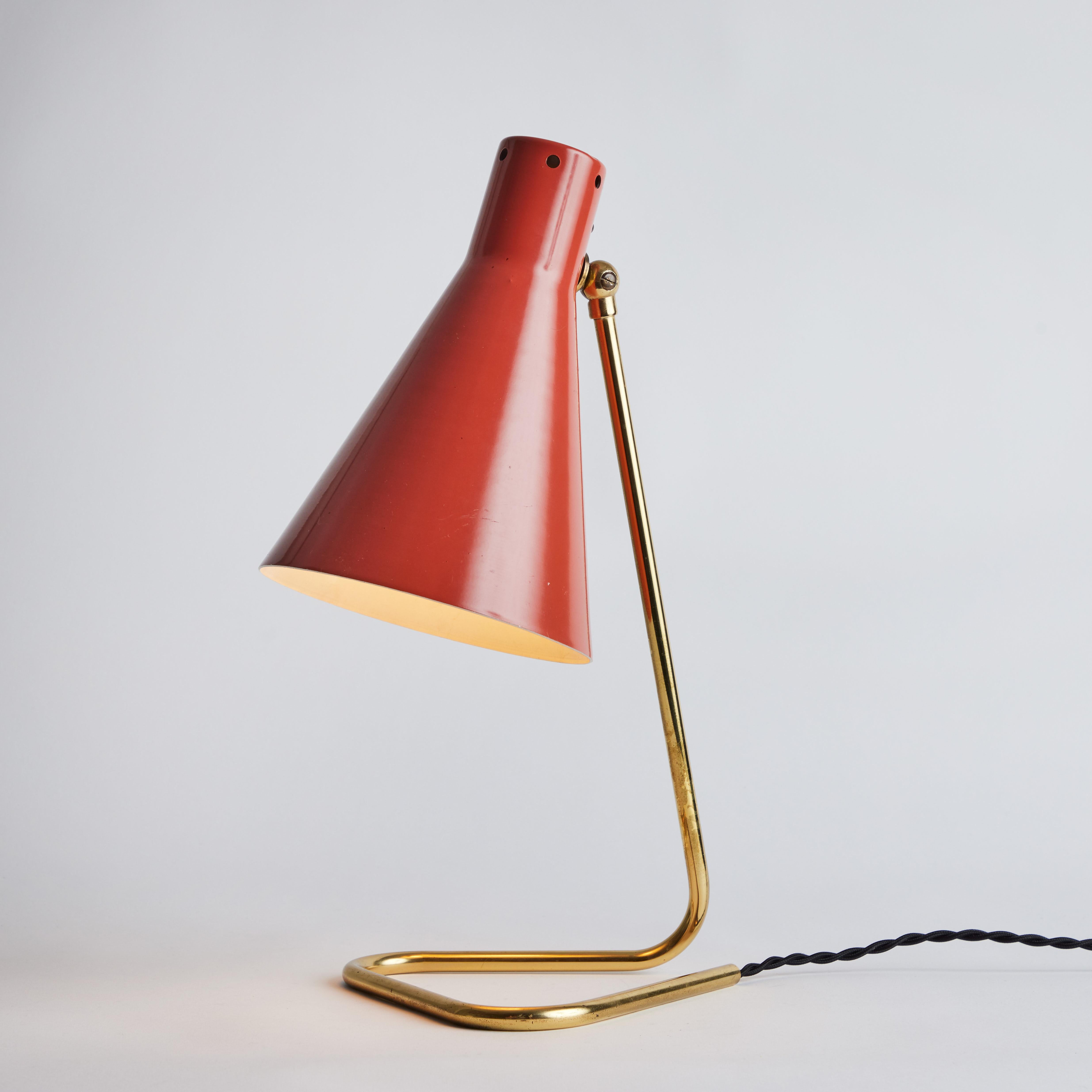 Grande lampe de bureau Giuseppe Ostuni des années 1960 pour O-Luce en vente 8