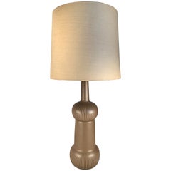 Large 1960s Glazed Ceramic Lamp by Gordon Martz