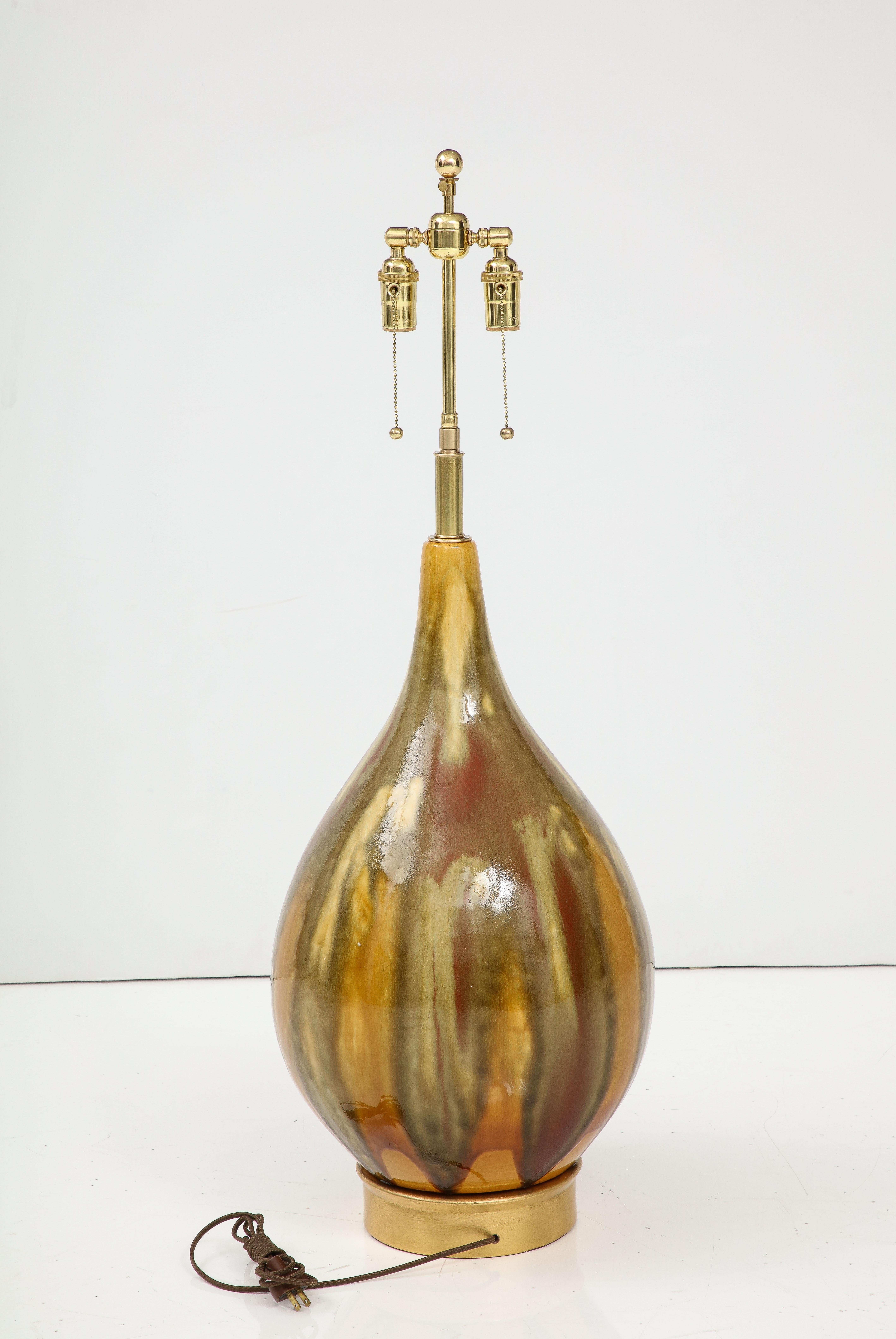 Grande lampada in ceramica italiana degli anni '60 in vendita 3