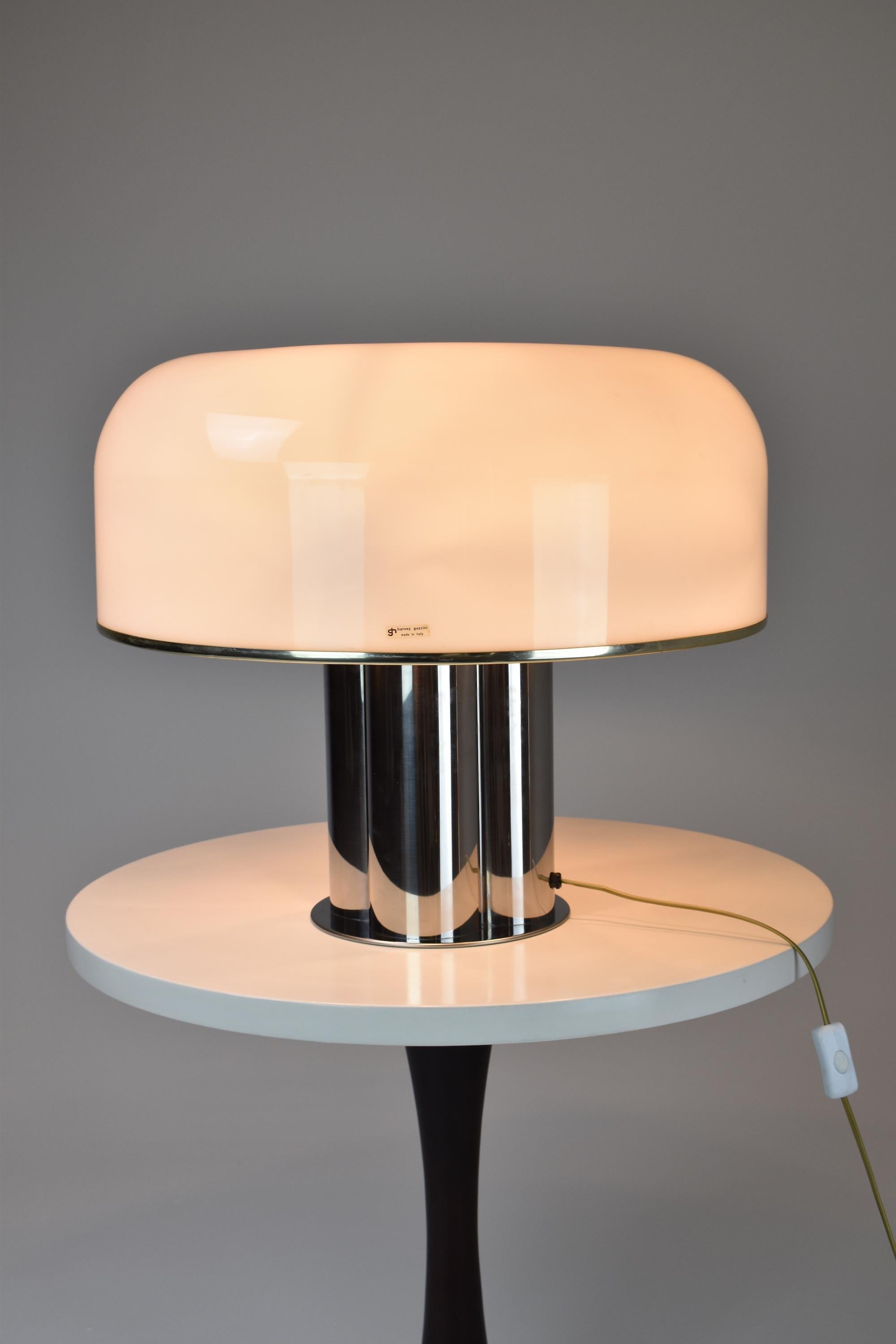 Large 1960's Italian Harvery Guzzini Table Lamp 12
