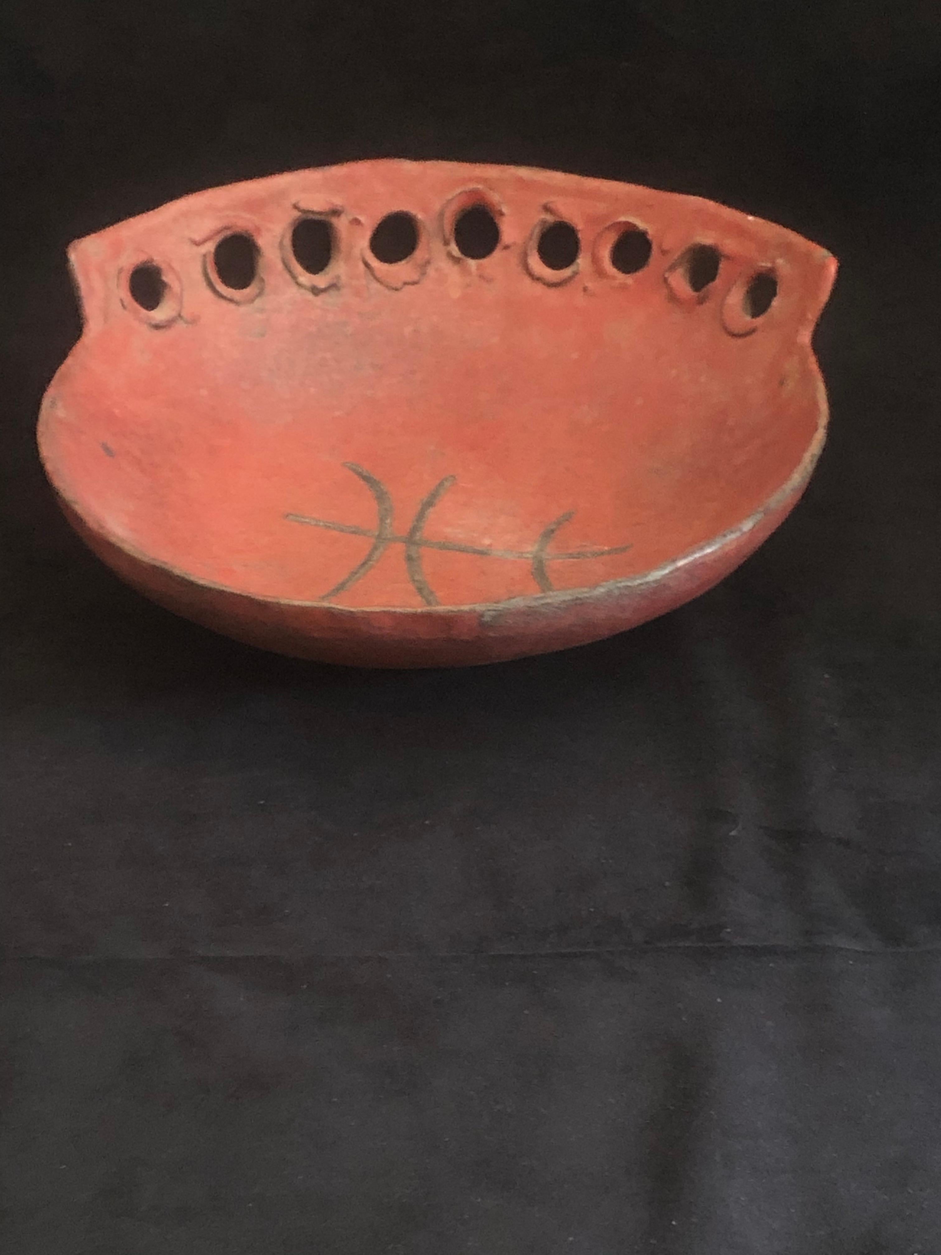 Large 1960s Italian Studio Pottery Bowl By Marcello Fantoni In Good Condition In London, GB