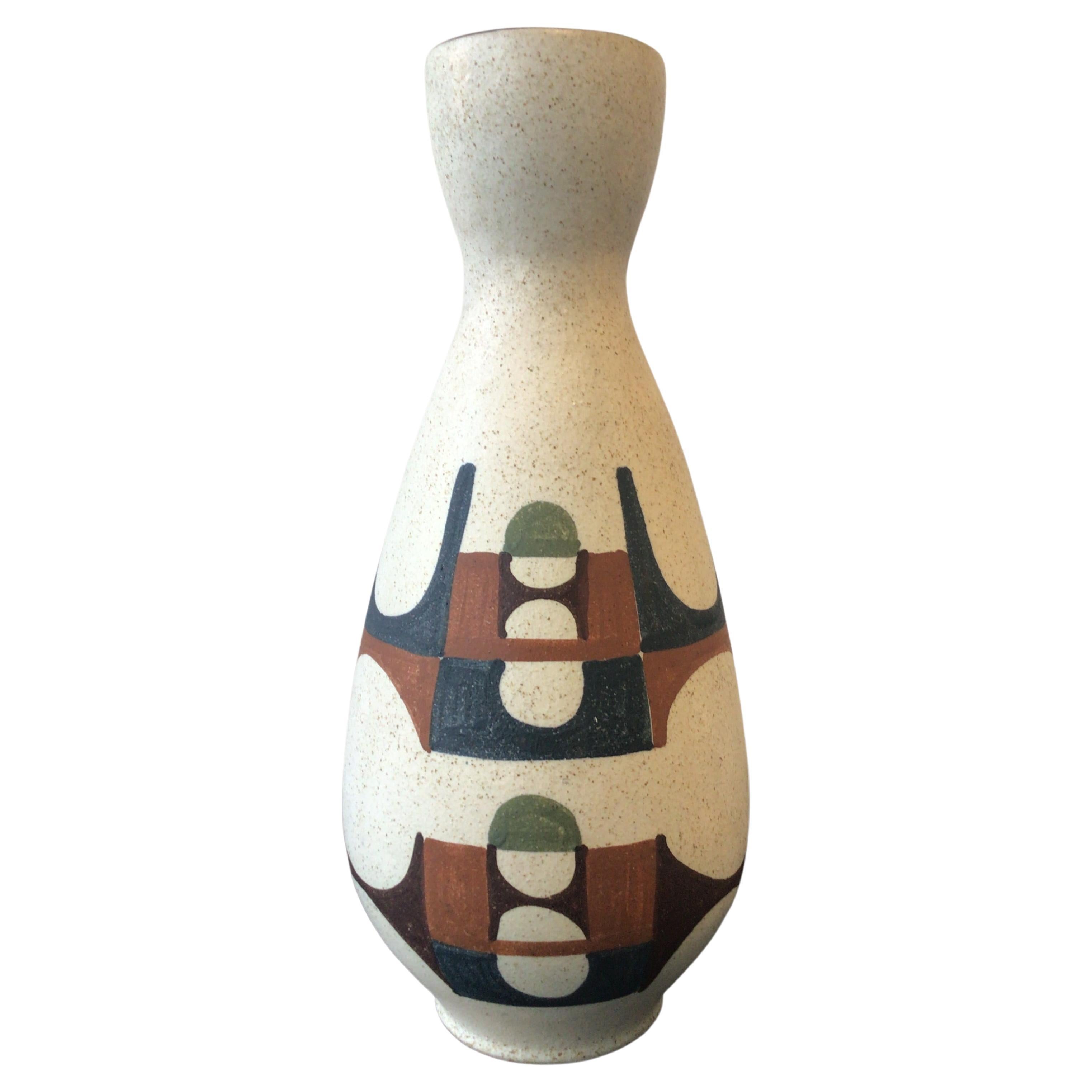 Large 1960s Lapid  Israeli Ceramic Vase  For Sale