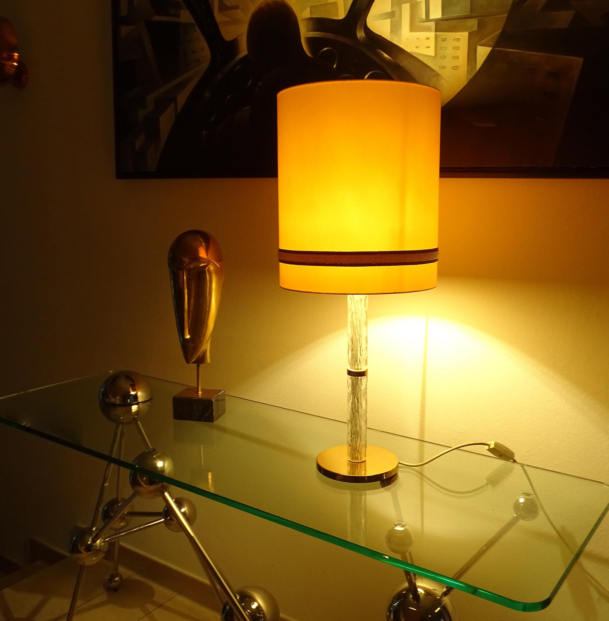German 1960s XXL Kaiser Table Lamp For Sale