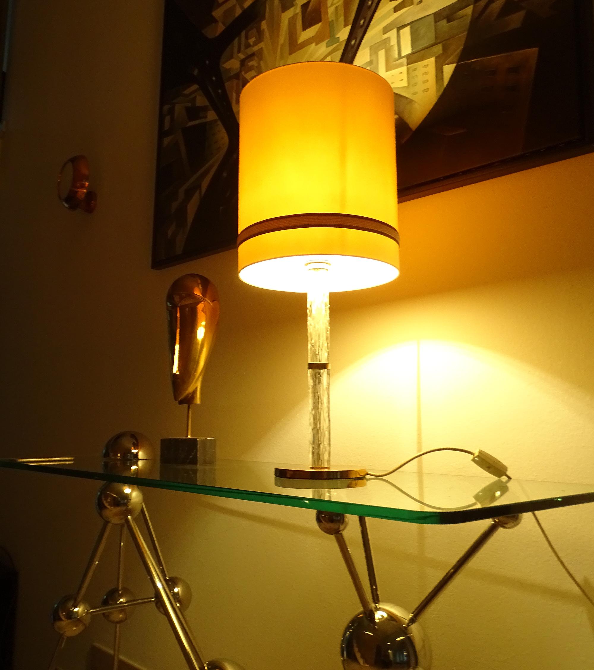 Brass 1960s XXL Kaiser Table Lamp For Sale