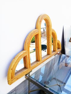 Large 1960s Mirror Bamboo