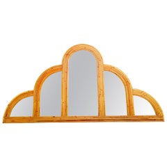 Large 1960s Mirror Bamboo